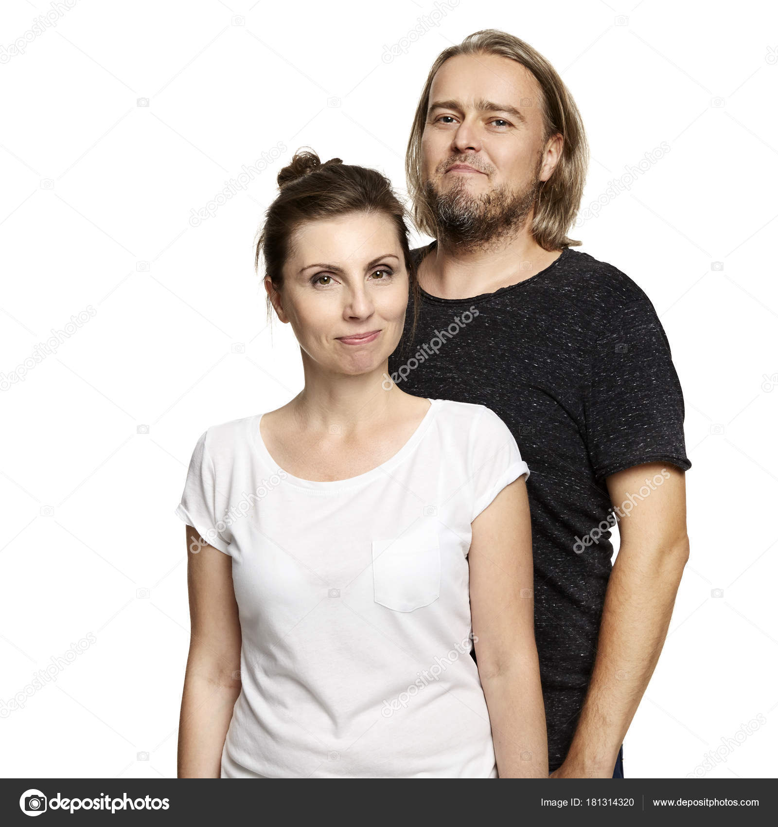 Couple on White Background — Stock Photo © filipw #181314320