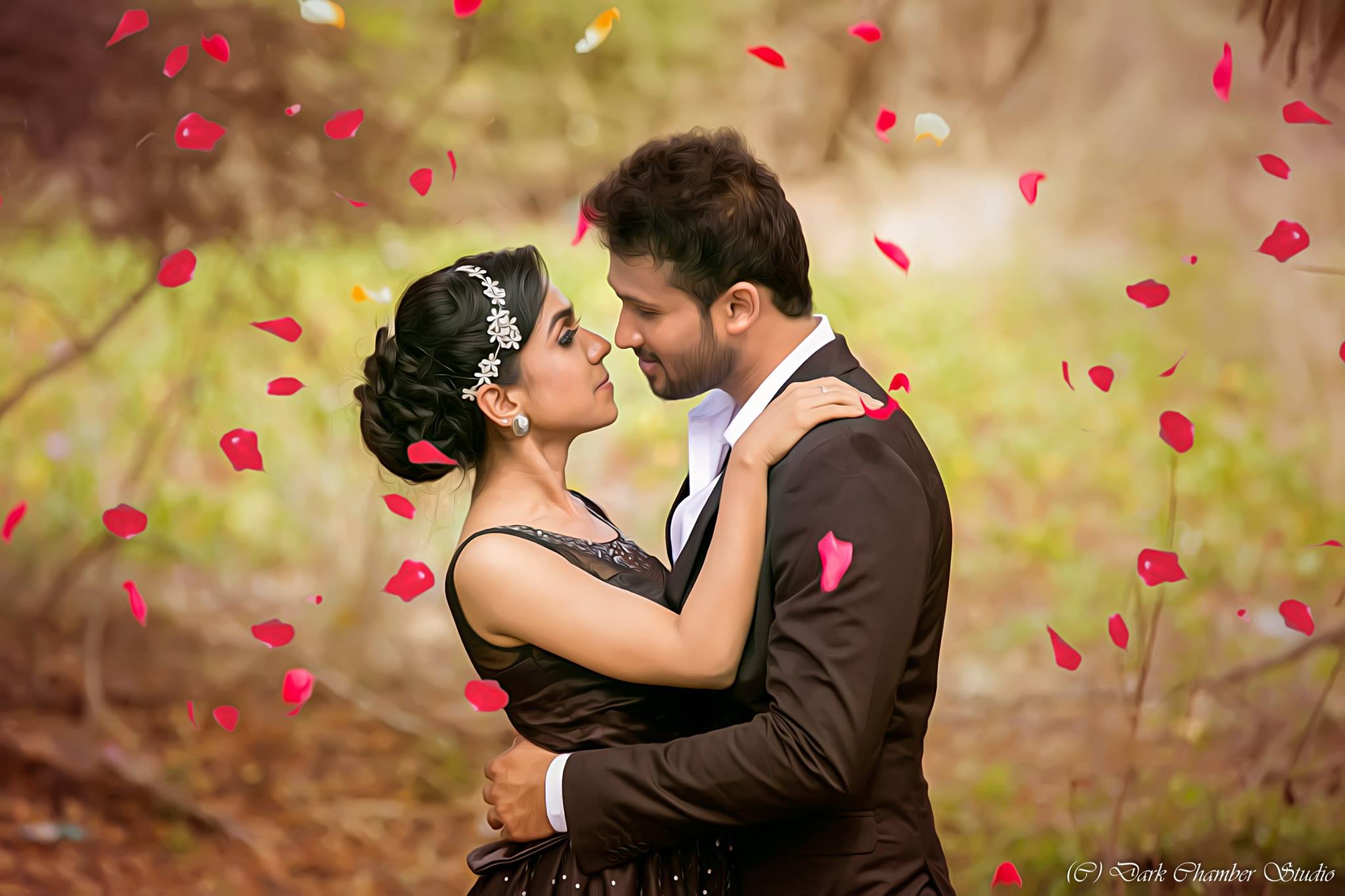 Indian Wedding Couple Portrait | Wedding Couple Portrait Poses ...