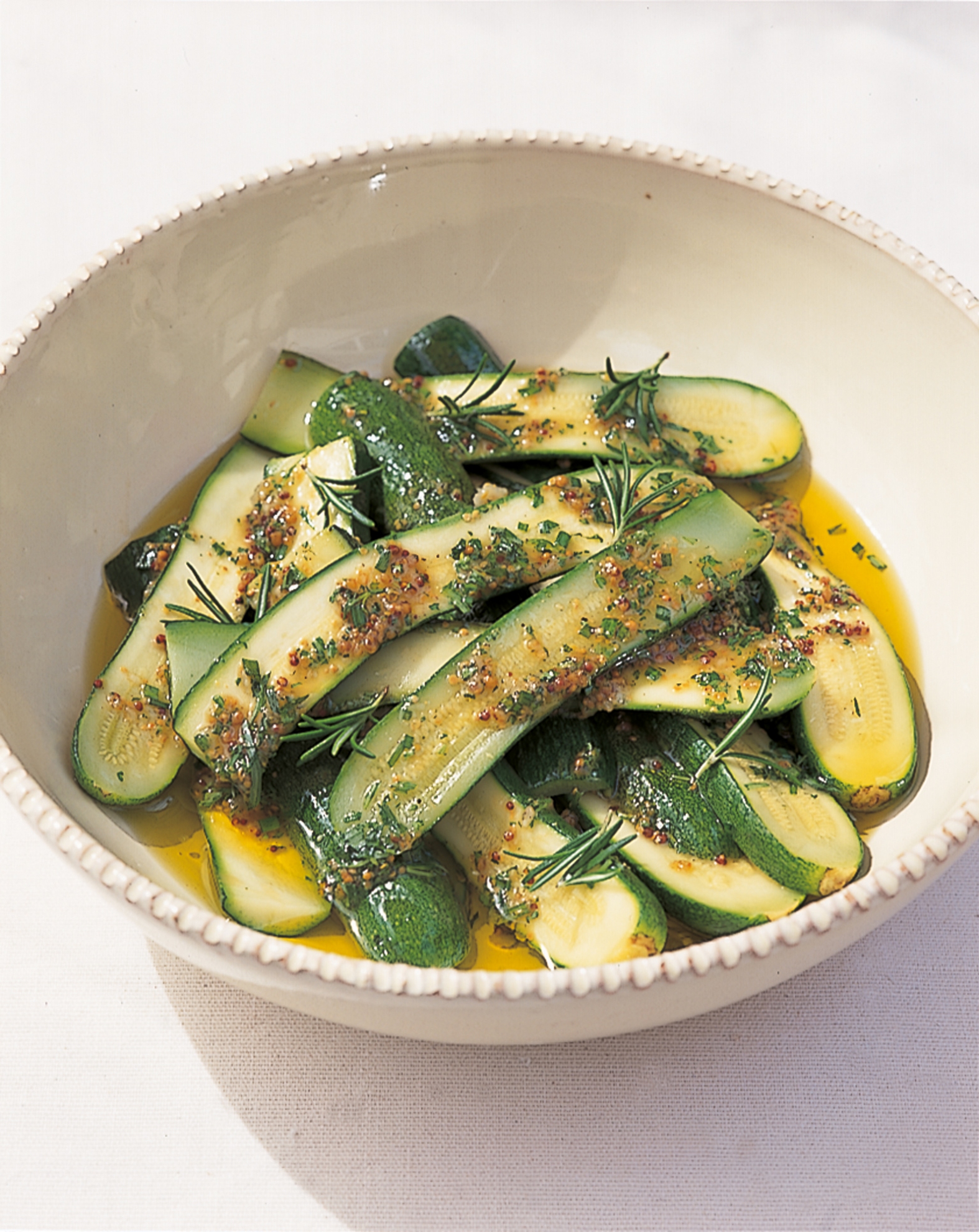 Marinated Courgettes with a Herb Vinaigrette | Recipes | Delia Online
