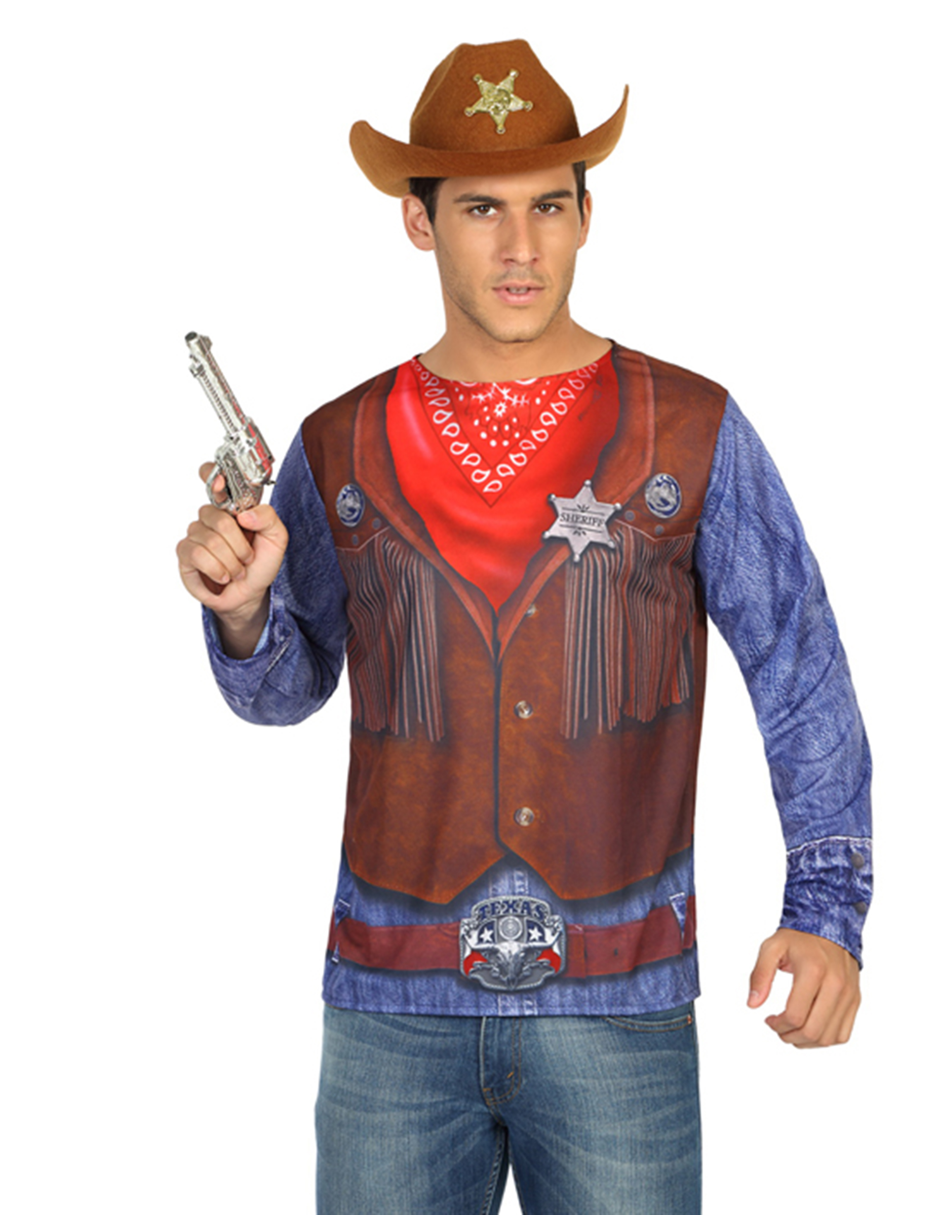 Cowboy t-shirt for men: Adults Costumes,and fancy dress costumes ...