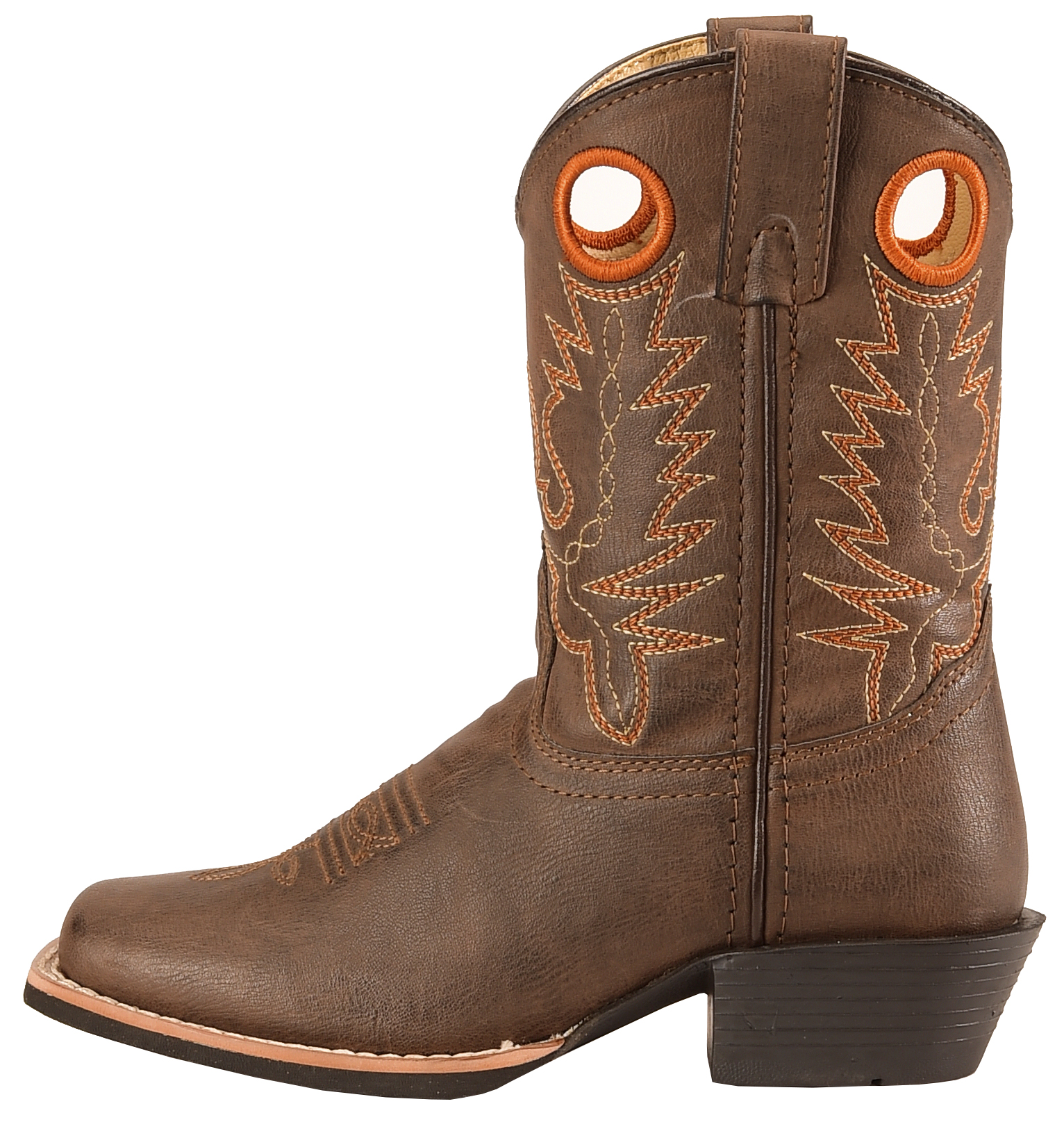 Swift Creek Boy's Brown Cowboy Boots - Square Toe | Sheplers
