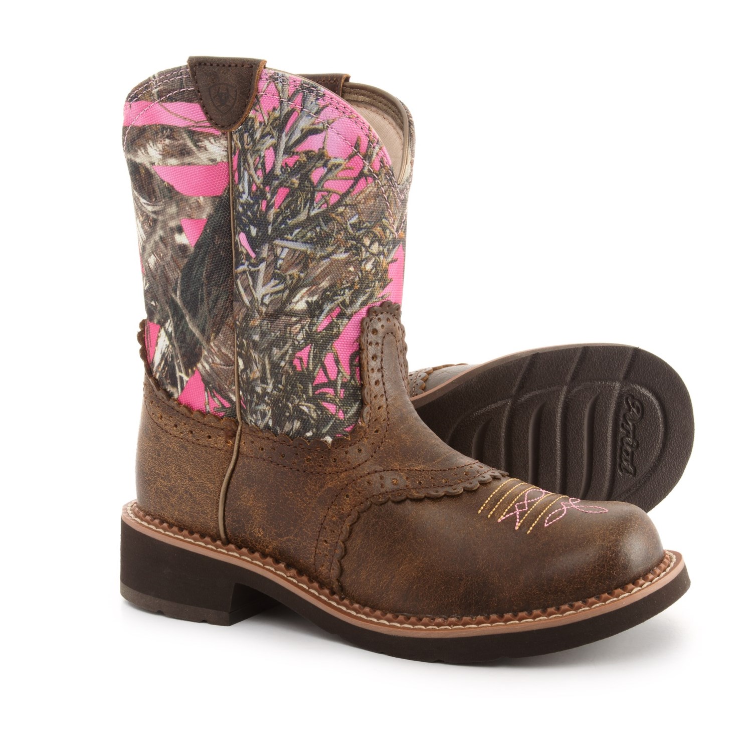 Ariat Fat Baby Heritage Cowboy Boots (For Women) - Save 37%