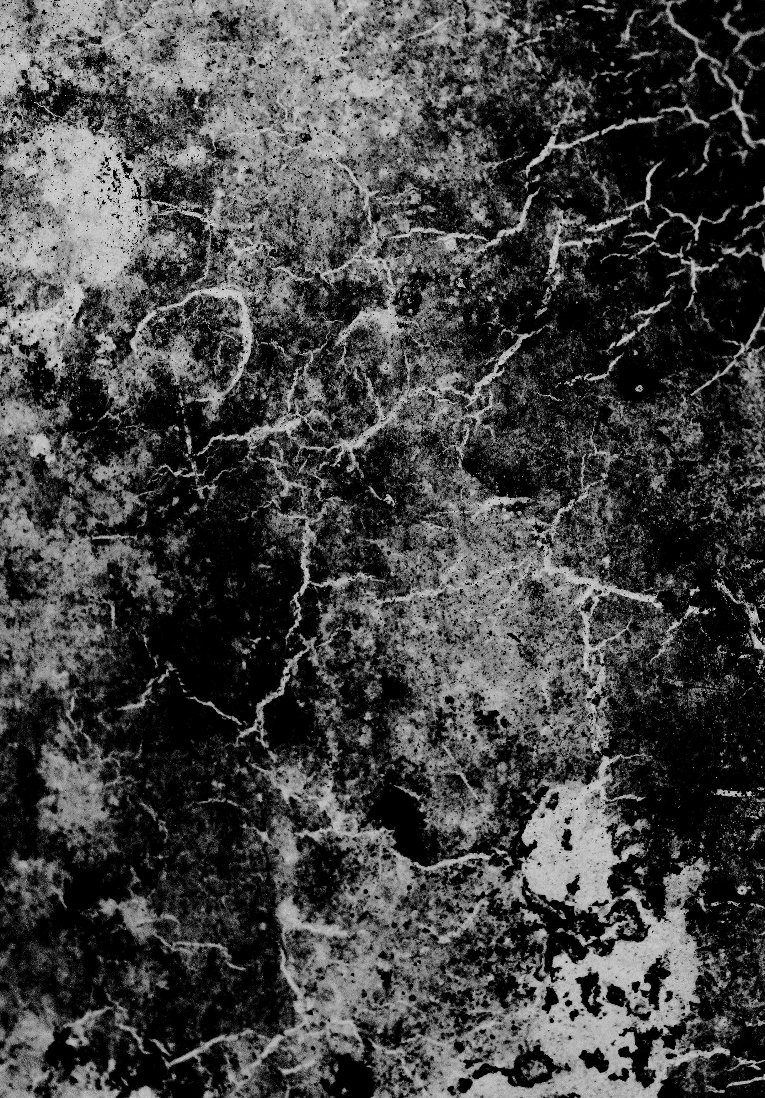 Cracked Grunge Overlay, Abstract, Black, Damaged, Dark, HQ Photo