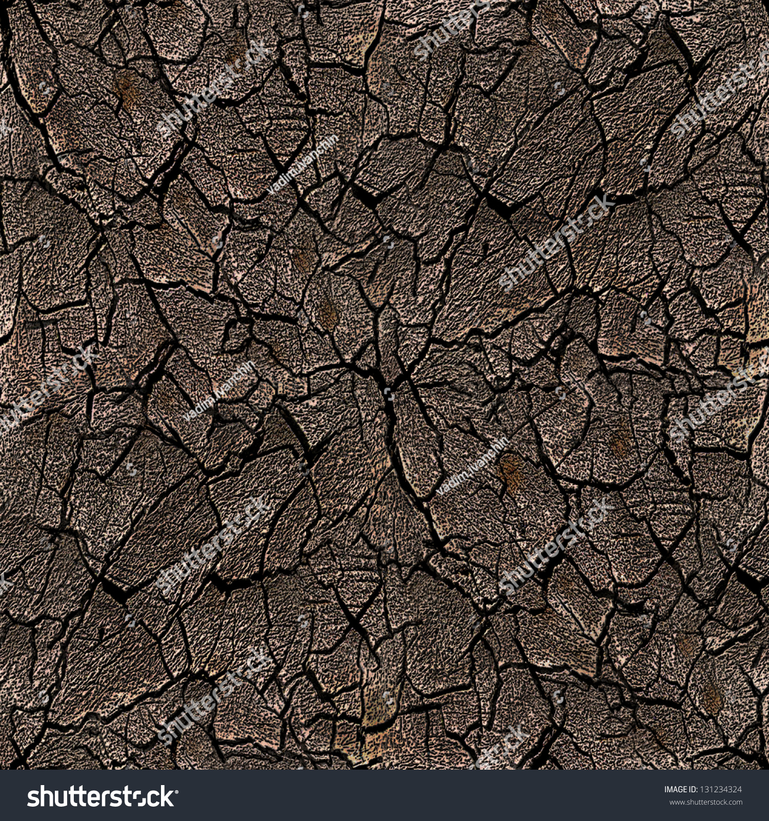 Cracked Mud Seamless Stock Illustration 131234324 - Shutterstock