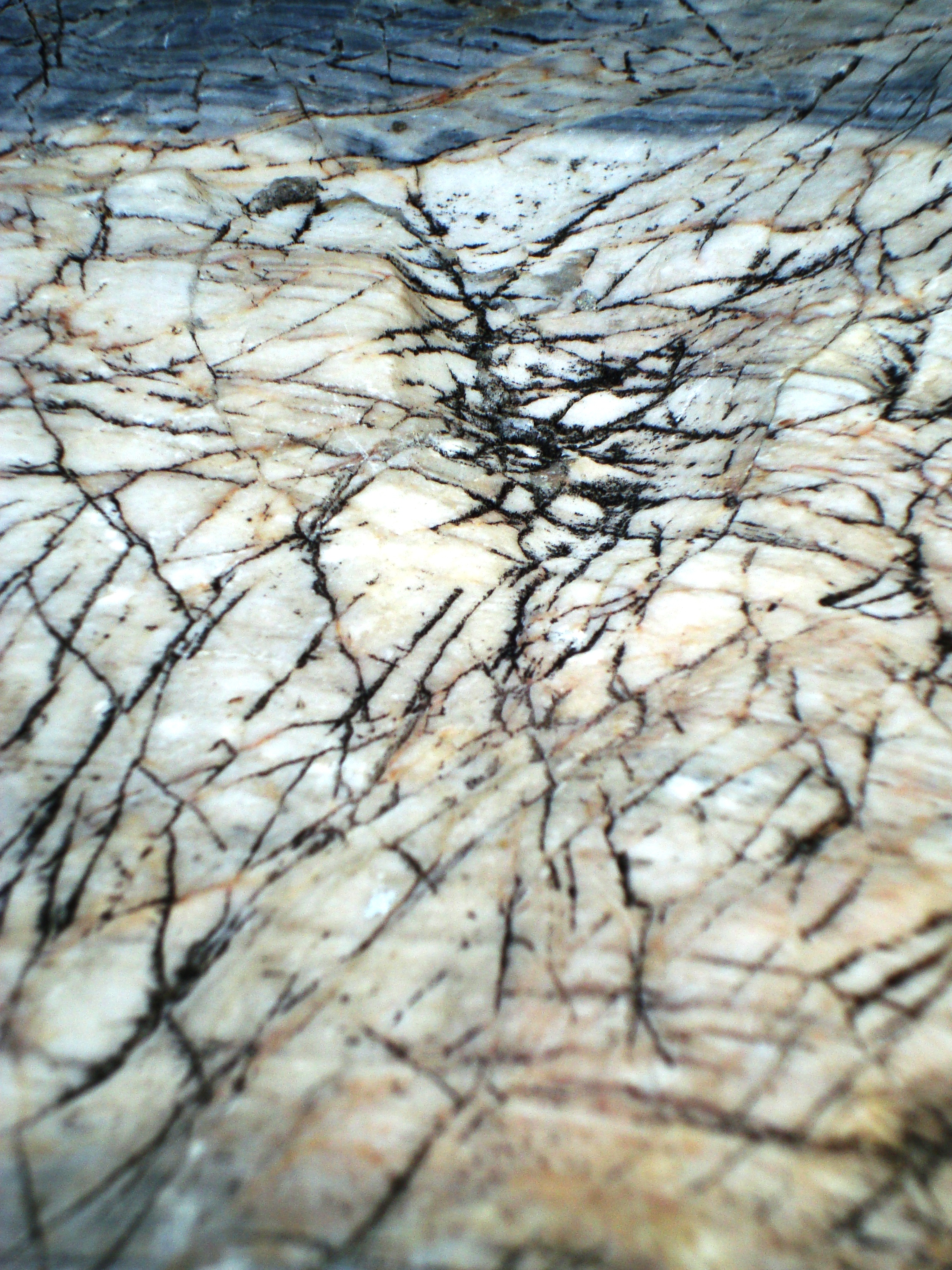 Cracked rock background photo