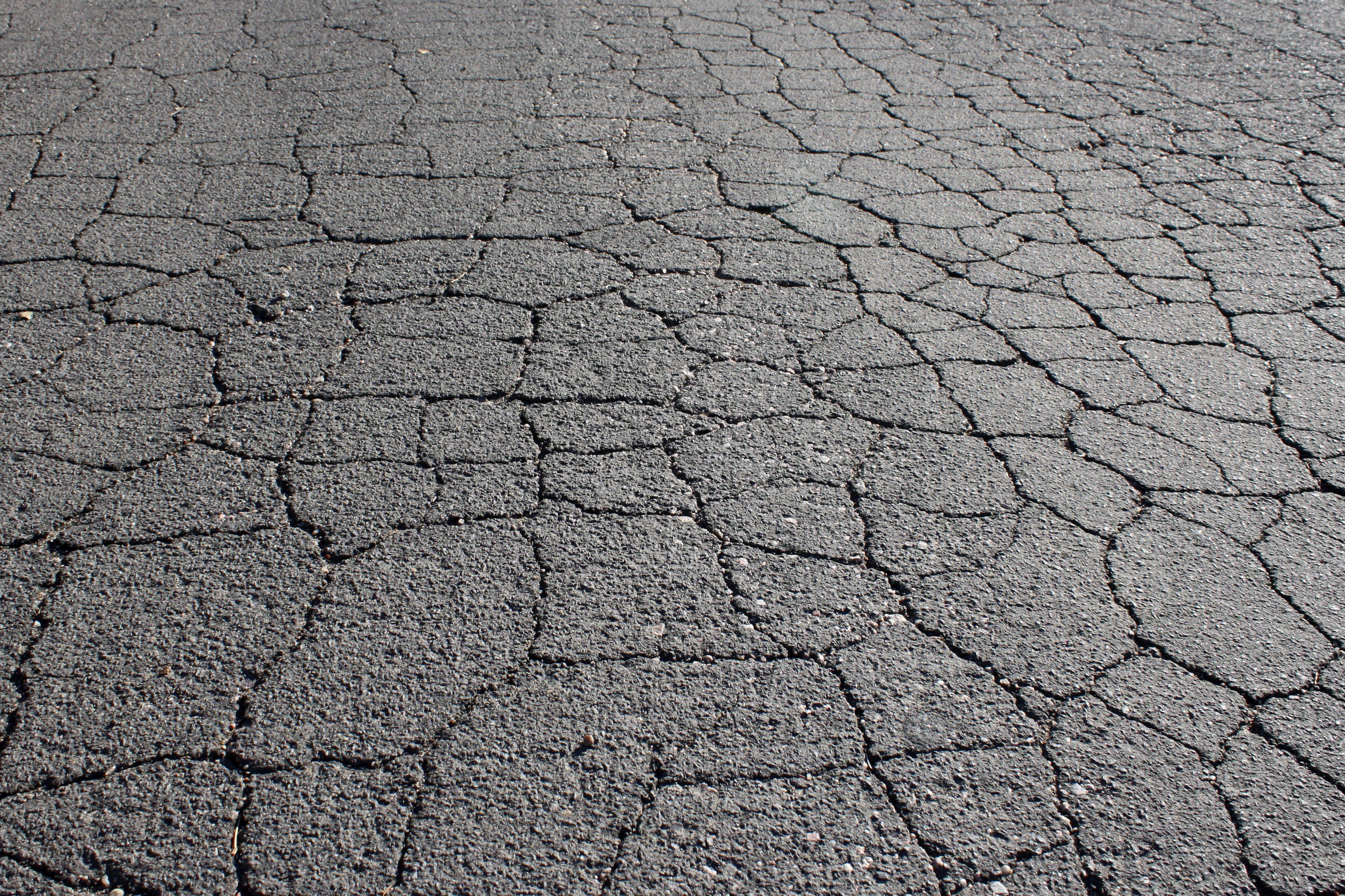 Cracked Road Asphalt | Photo Texture & Background
