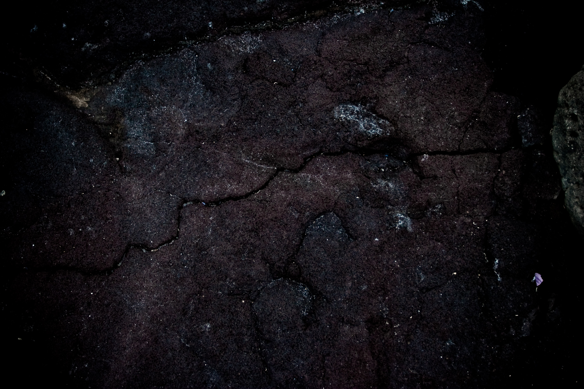 Cracked rock texture photo