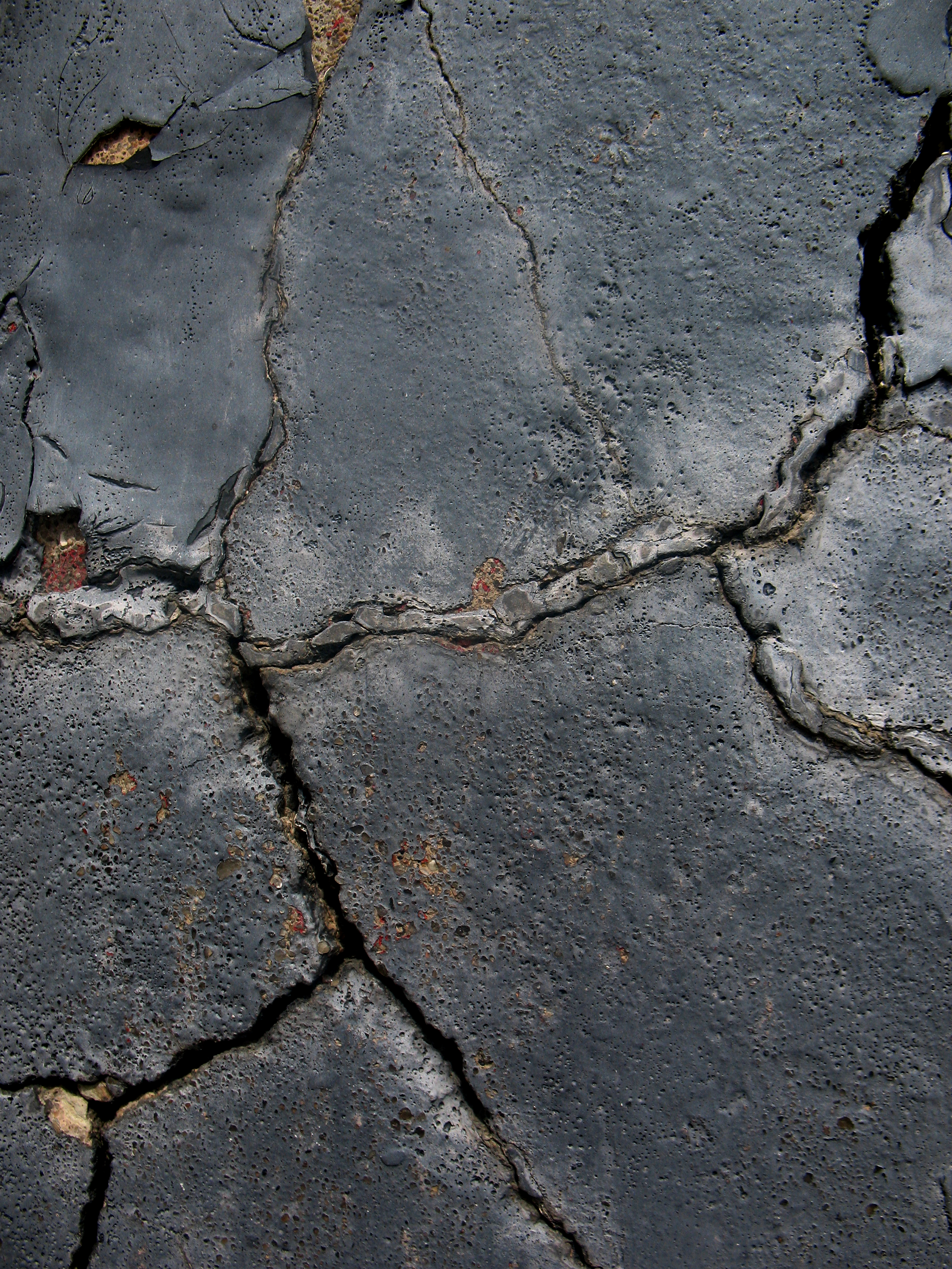 Free photo Cracked Stone Texture  Concrete Cracks Dark 
