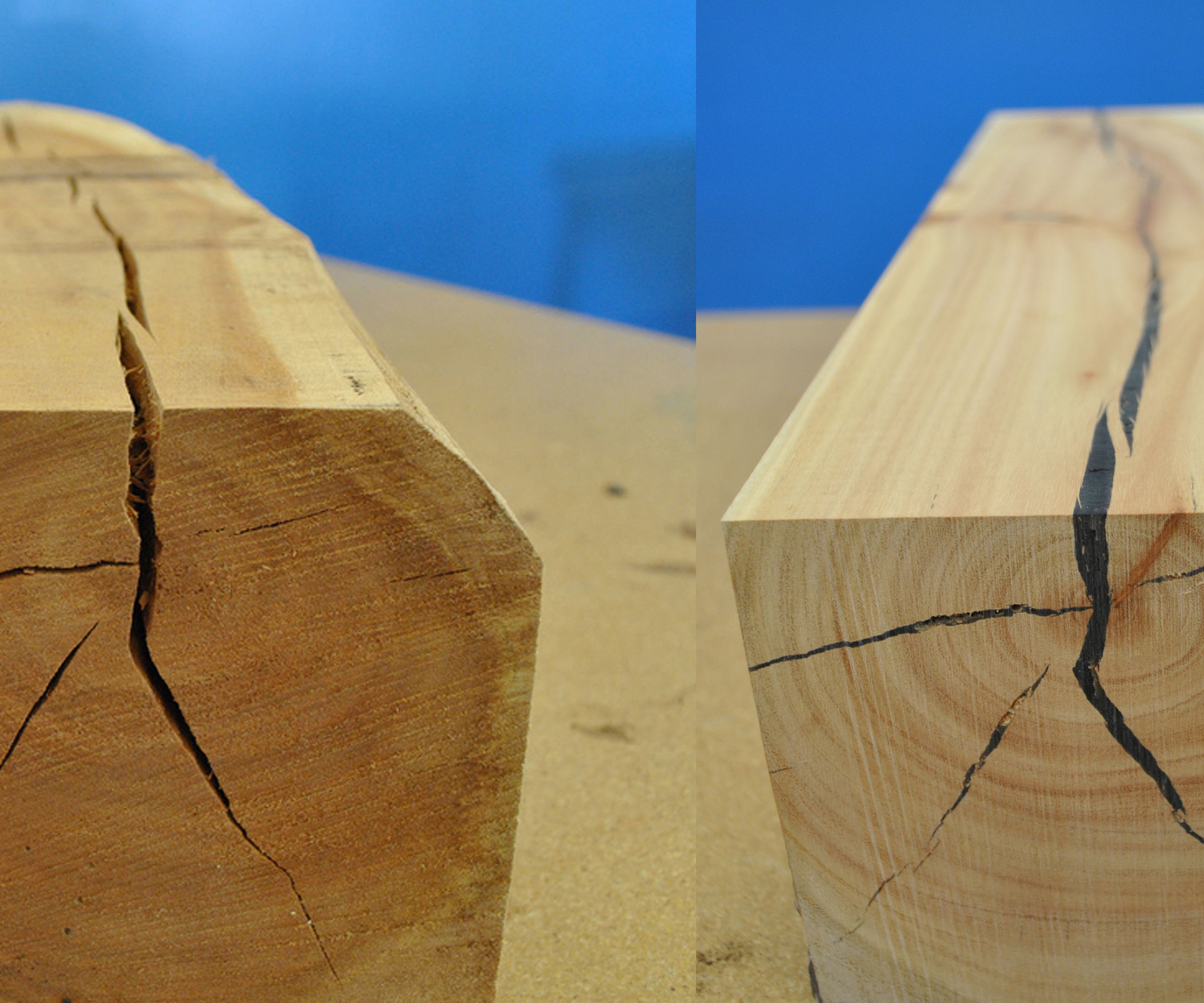 Repairing Split Wood