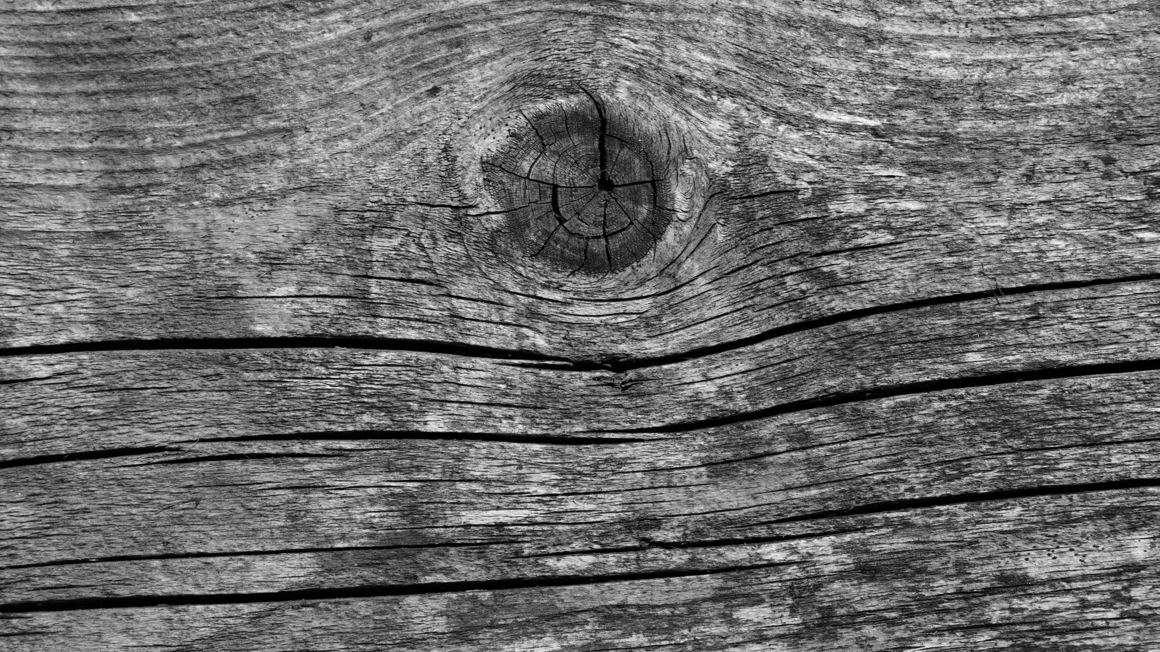 Gray cracked wood wallpaper - Photography wallpapers - #48553