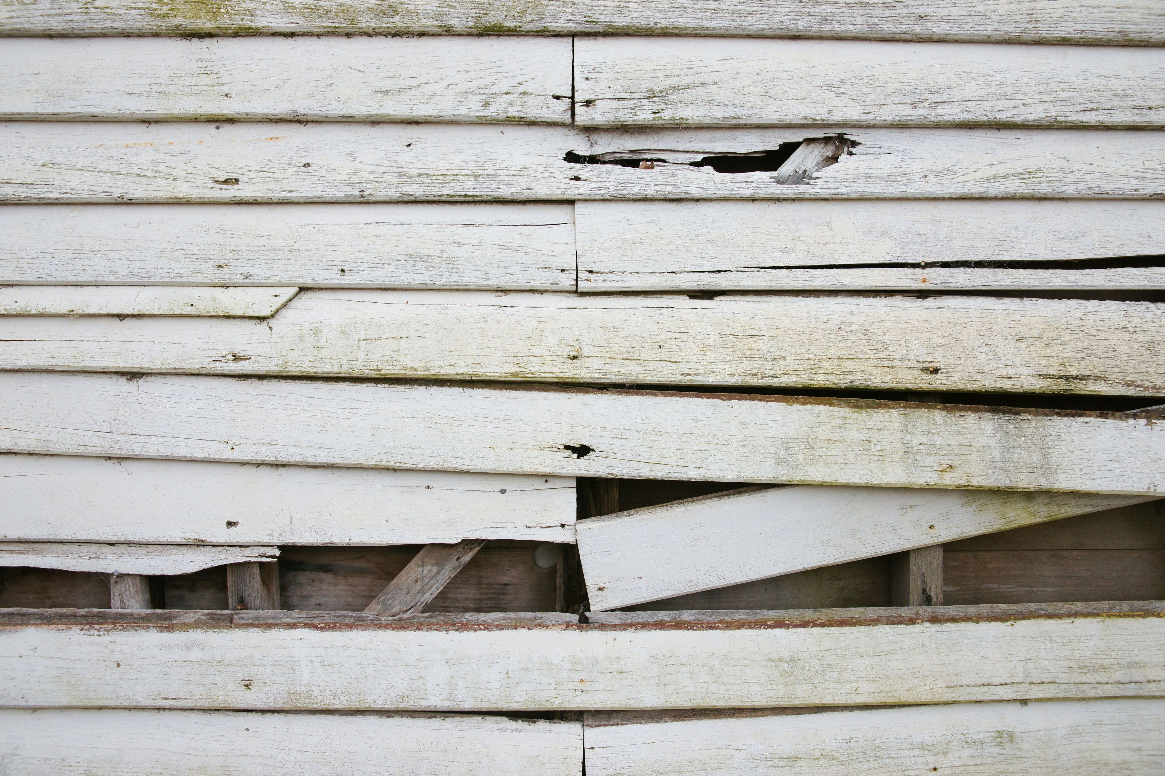 old white weatherboard wooden plank wall - http://www.myfreetextures ...