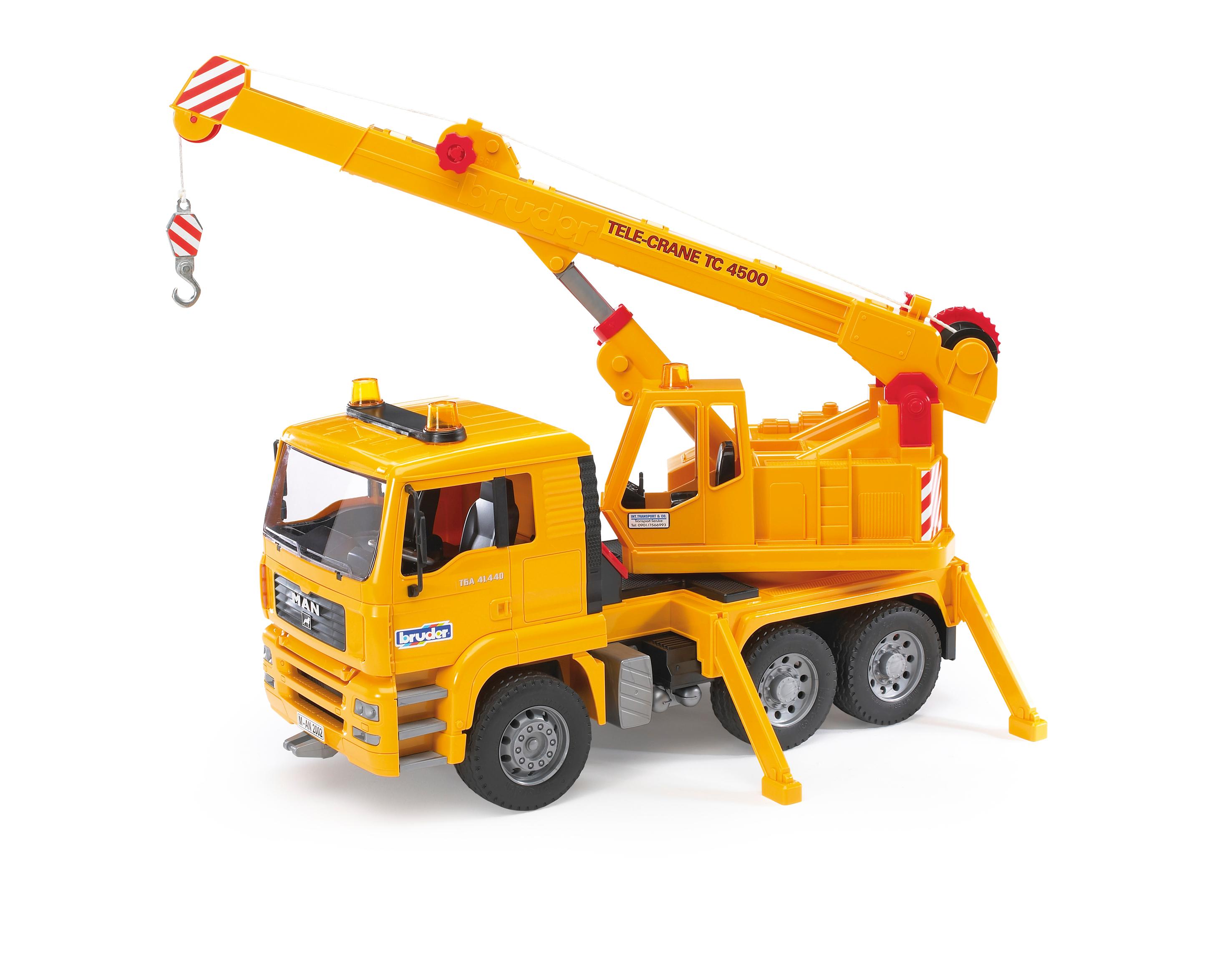 Amazon.com: Bruder MAN Crane Truck: Toys & Games