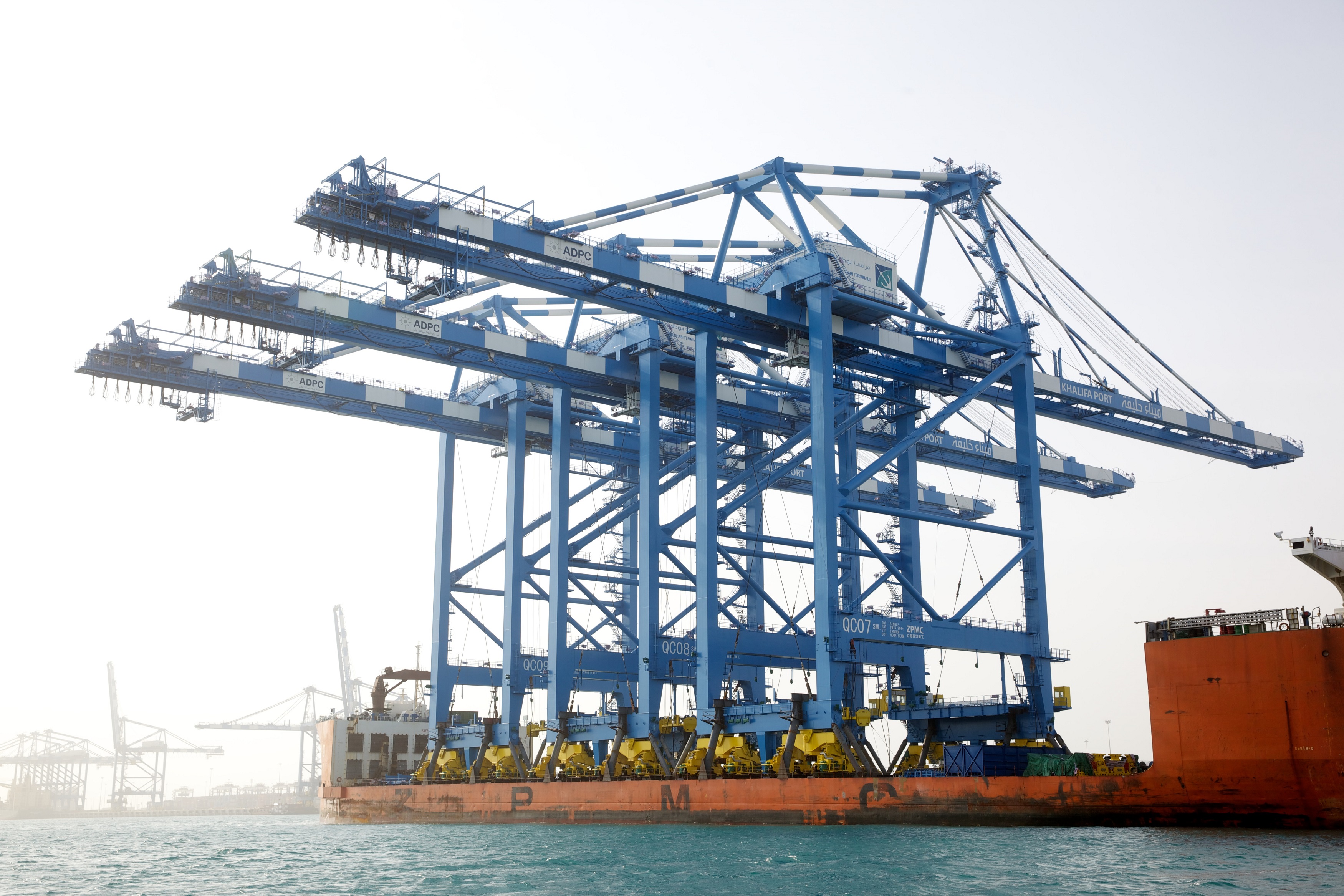 Khalifa Port expands capacity and welcomes modern quay cranes | Ship ...