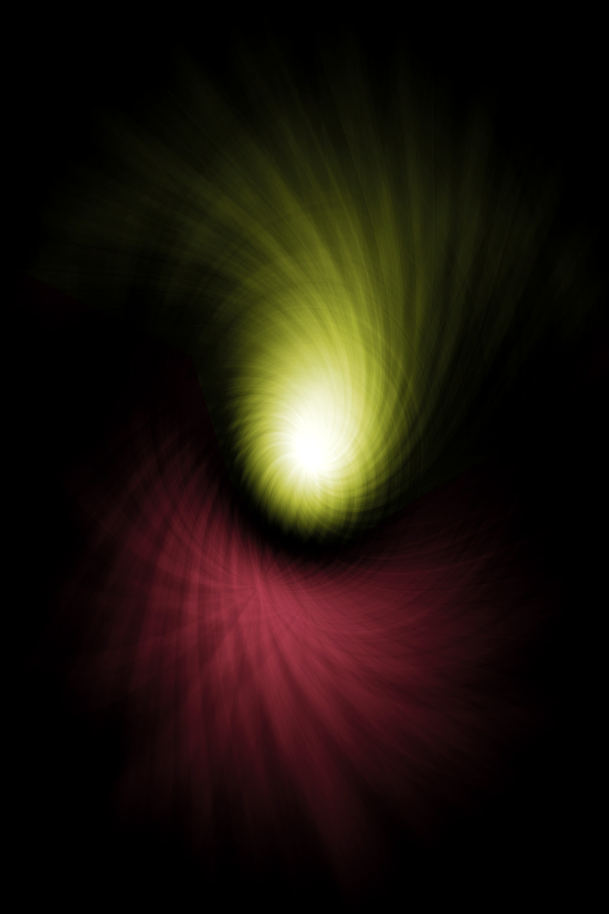 Crashing Comet Abstract, Abstract, Red, Glow, Glowing, HQ Photo