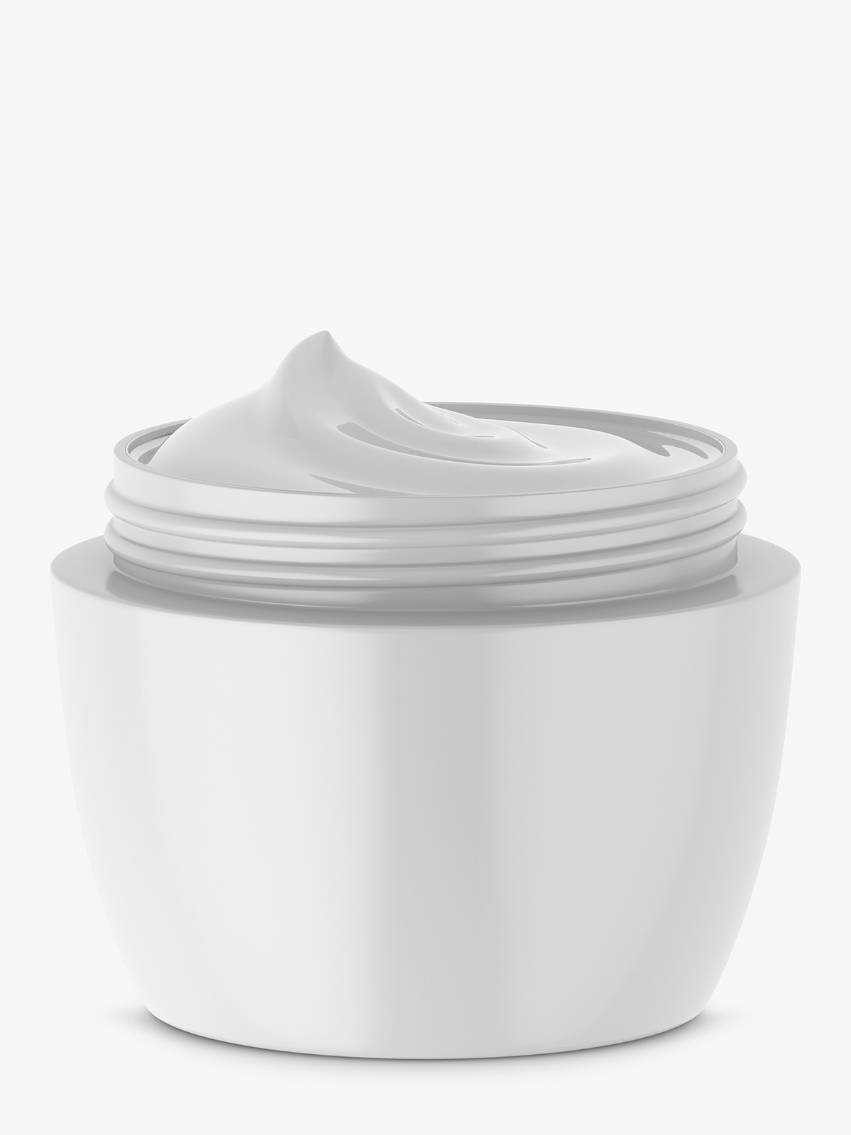 Cosmetic cream mockup / opened - Smarty Mockups