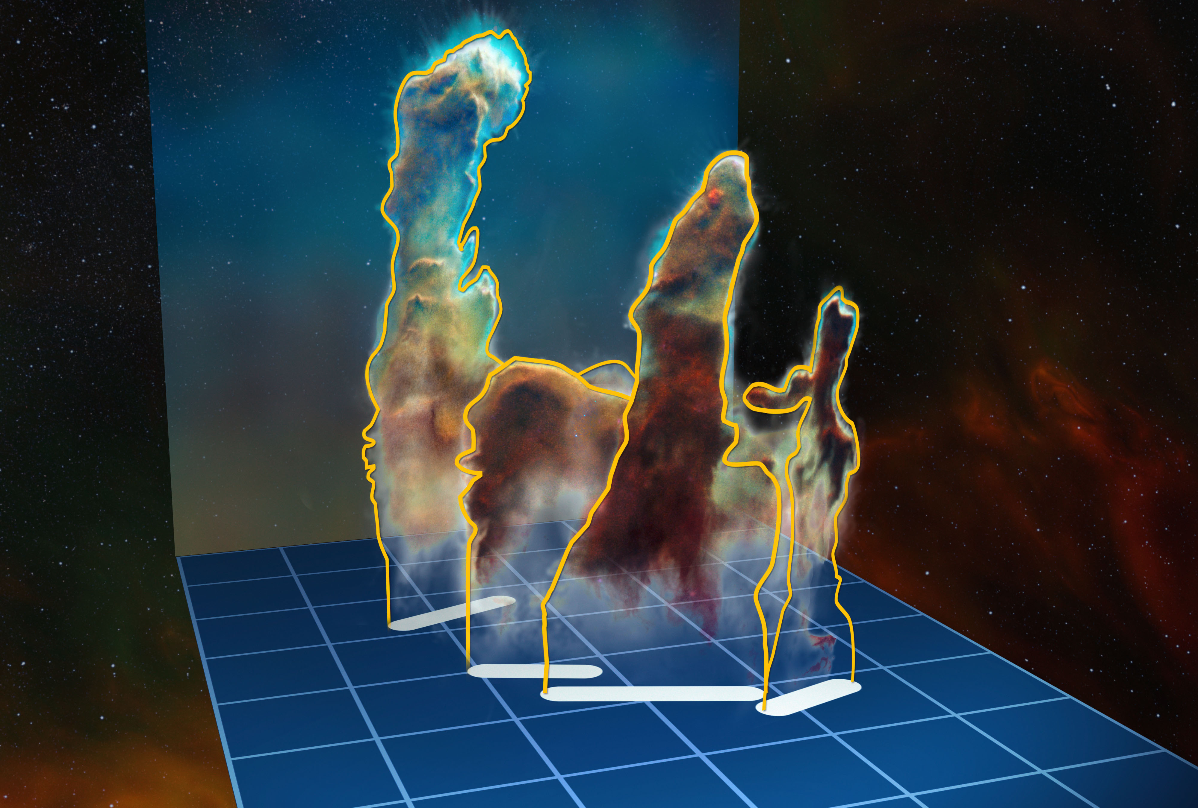 Pillars of Creation Revealed in 3-D | NASA