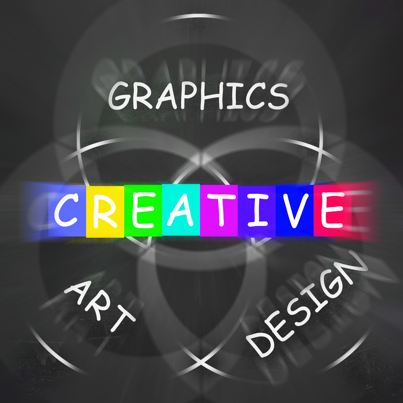 Creative choices displays graphics art design and creativity photo