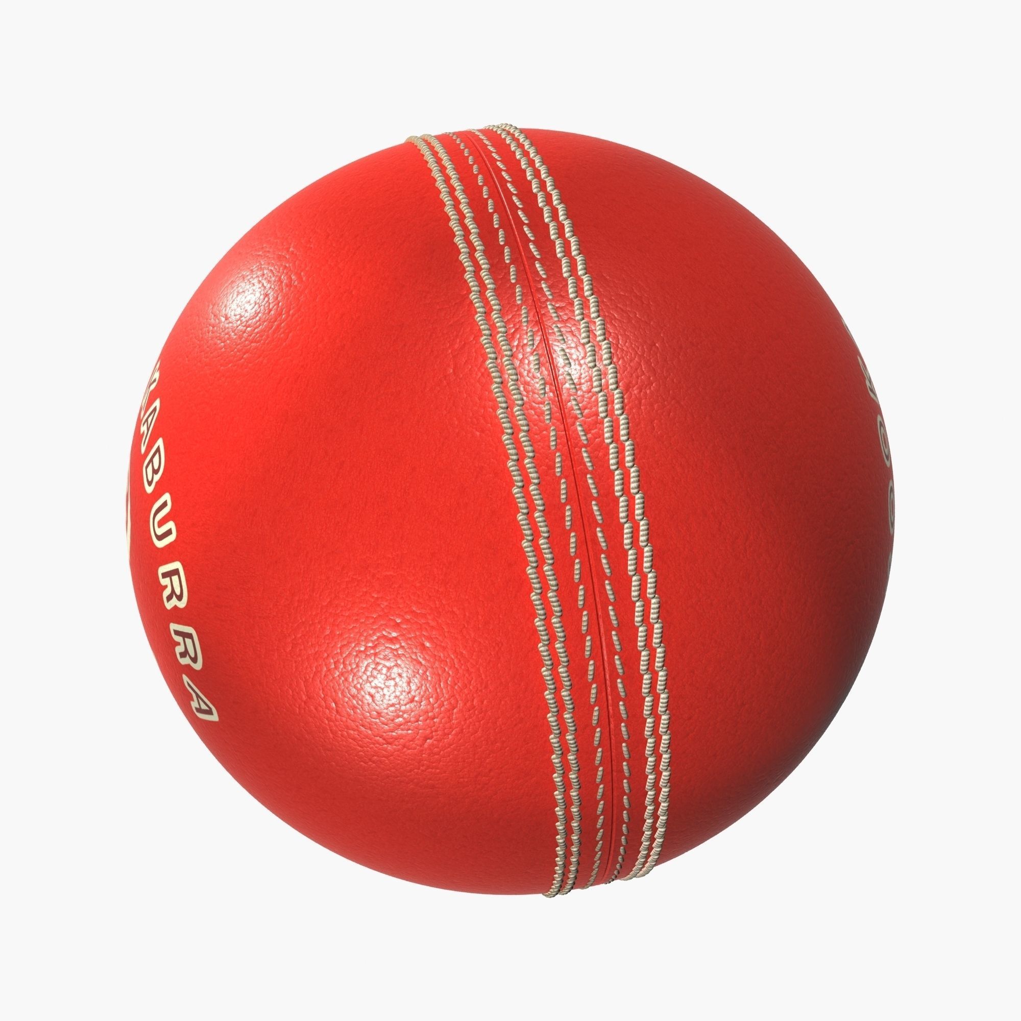 Kookaburra Cricket Ball 3D model | CGTrader