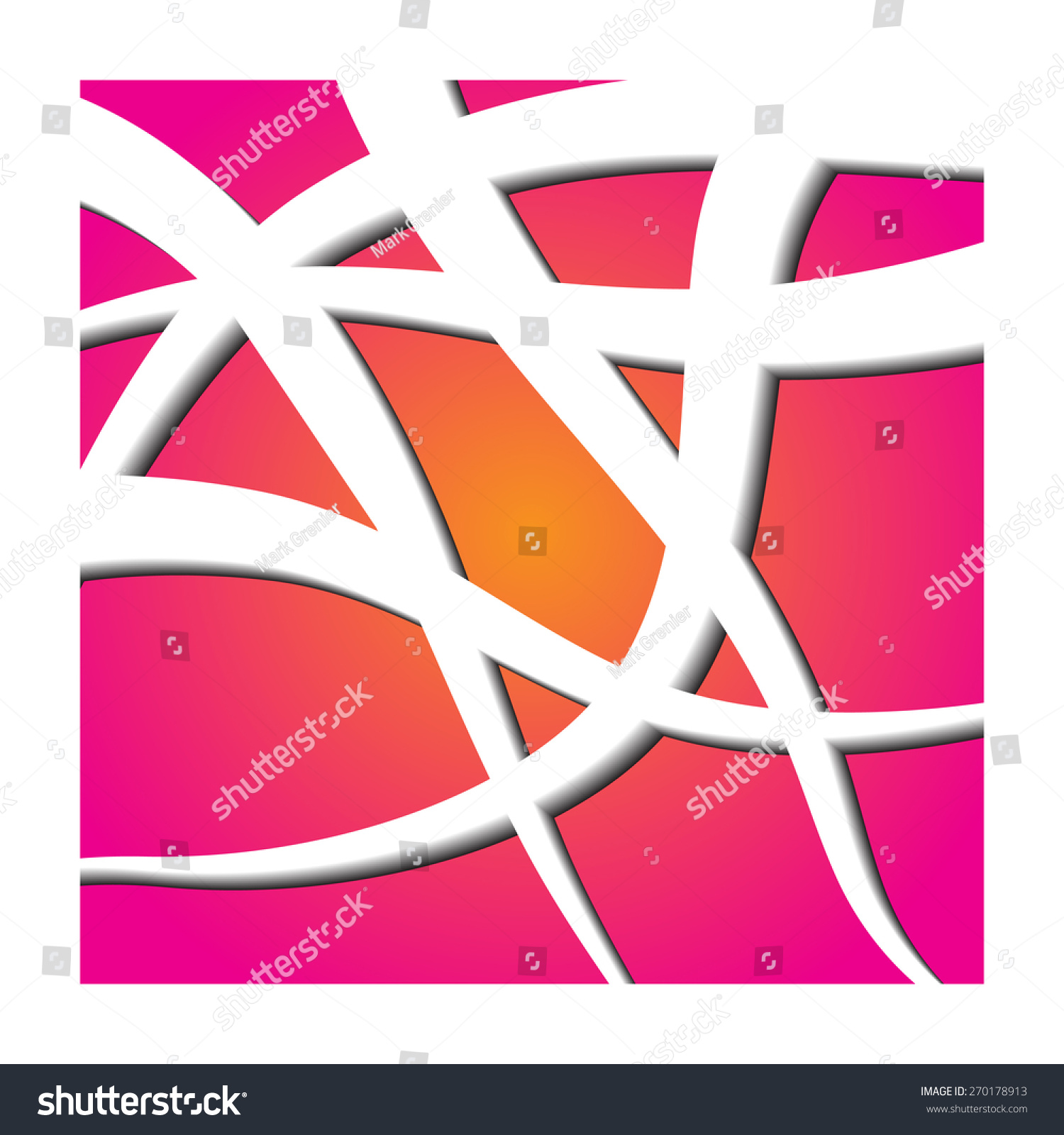Crisscross Abstract Stock Vector 270178913 - Shutterstock