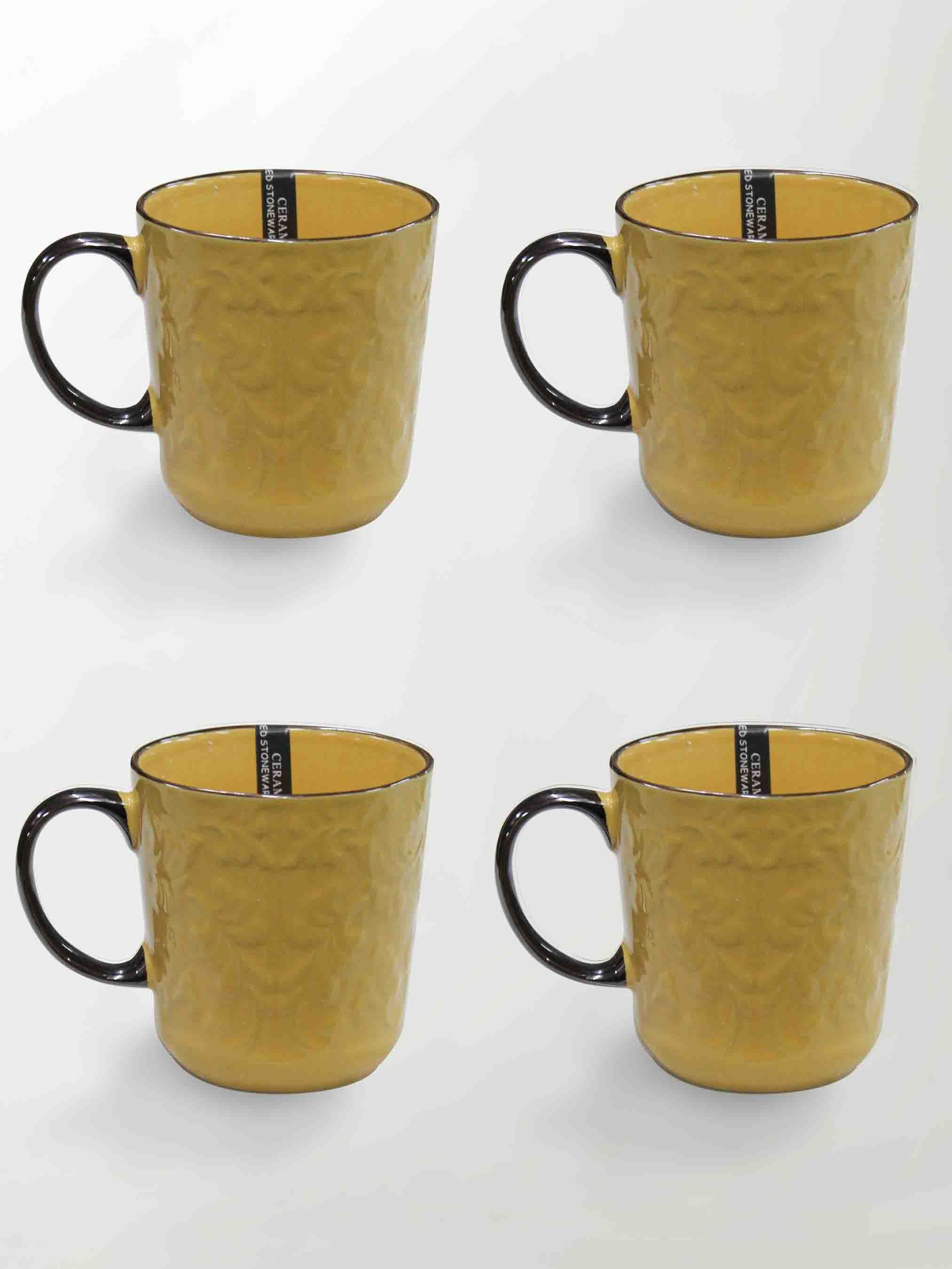ROYAL mustered mug set 6 pcs. http://tharhandloom.in/Home-Decor ...