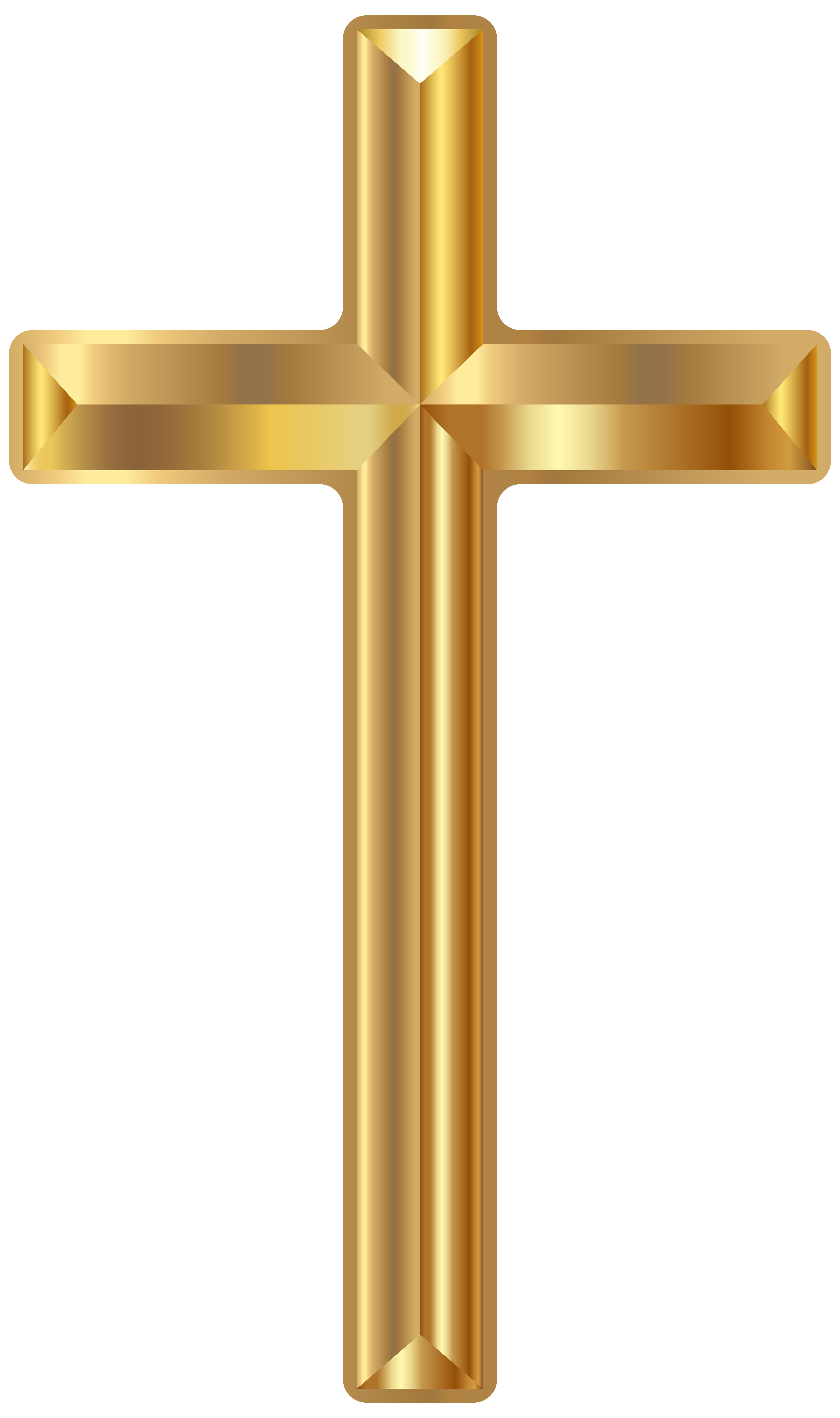 Gold Cross PNG Transparent Clip Art Image | Gallery Yopriceville ...