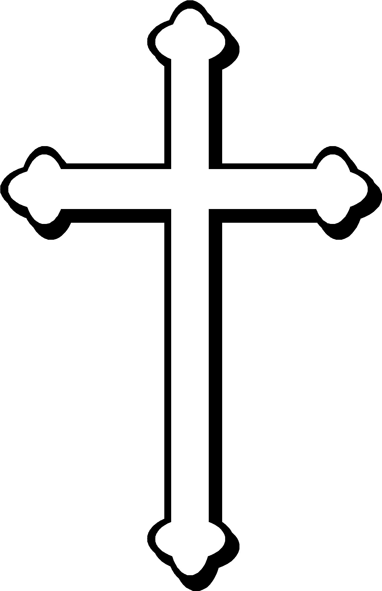 Catholic Cross Vector Clipart