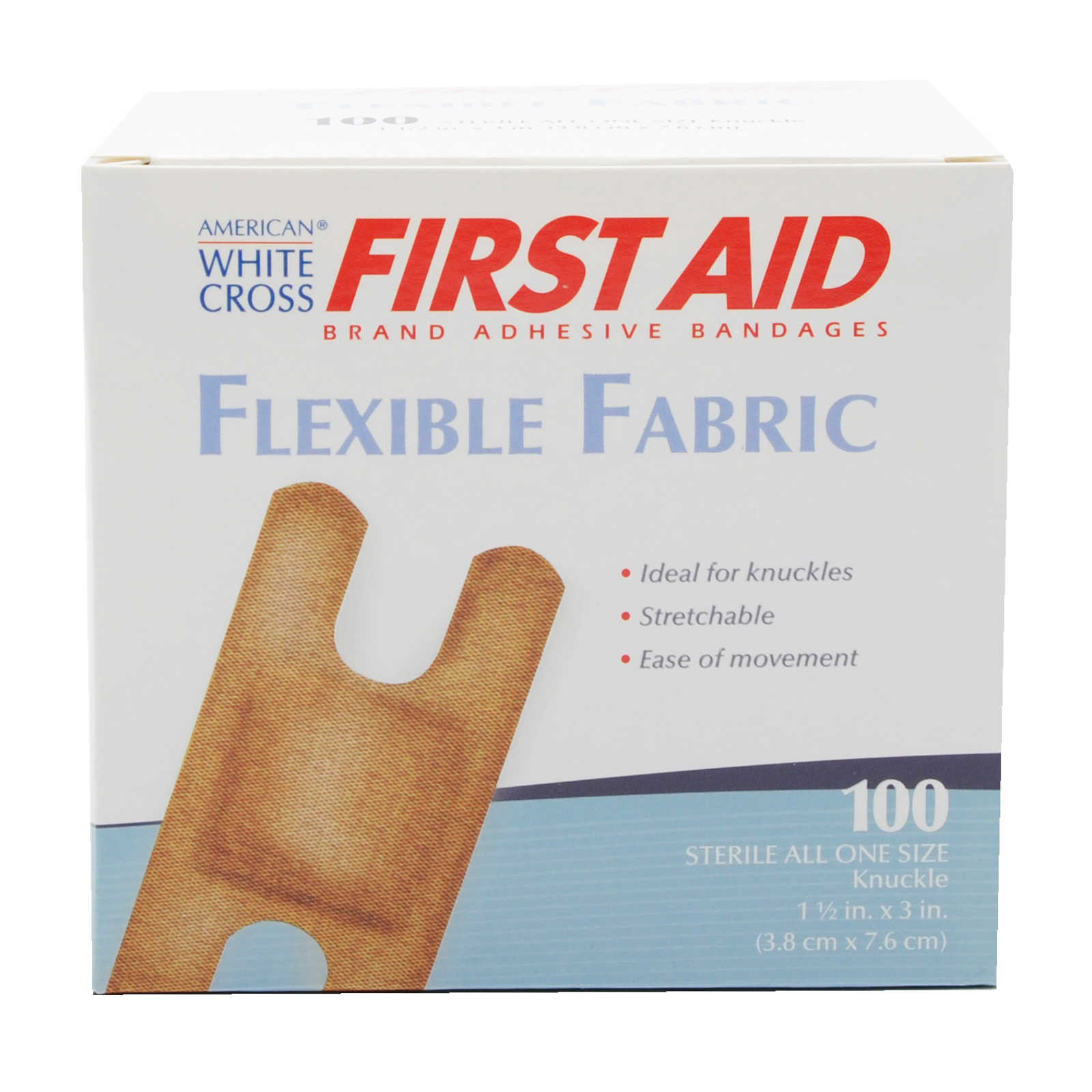 Fabric Knuckle Bandage White Cross | MFASCO Health & Safety