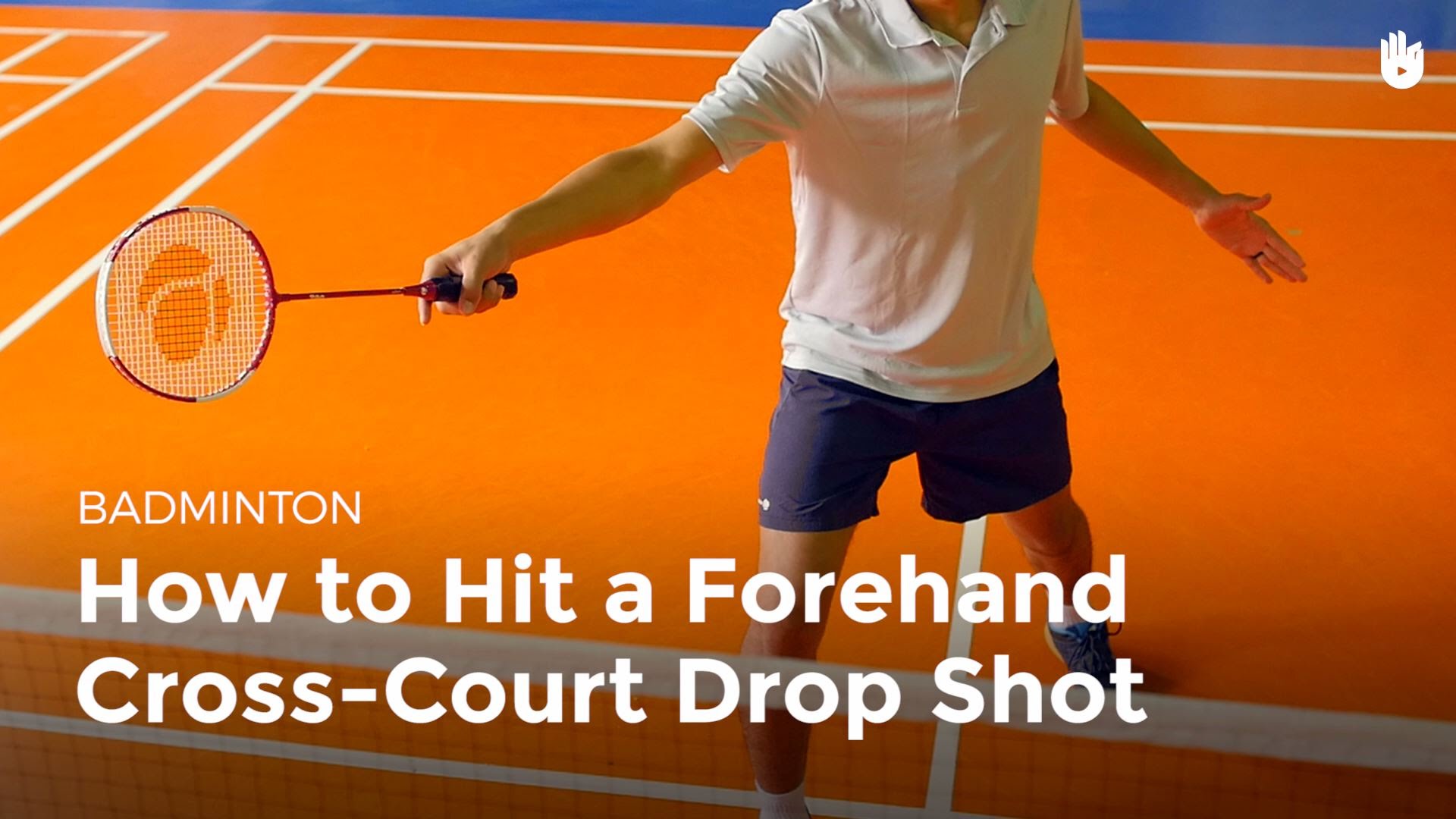 How to Hit a Forehand Cross-Court Drop Shot | Badminton - YouTube