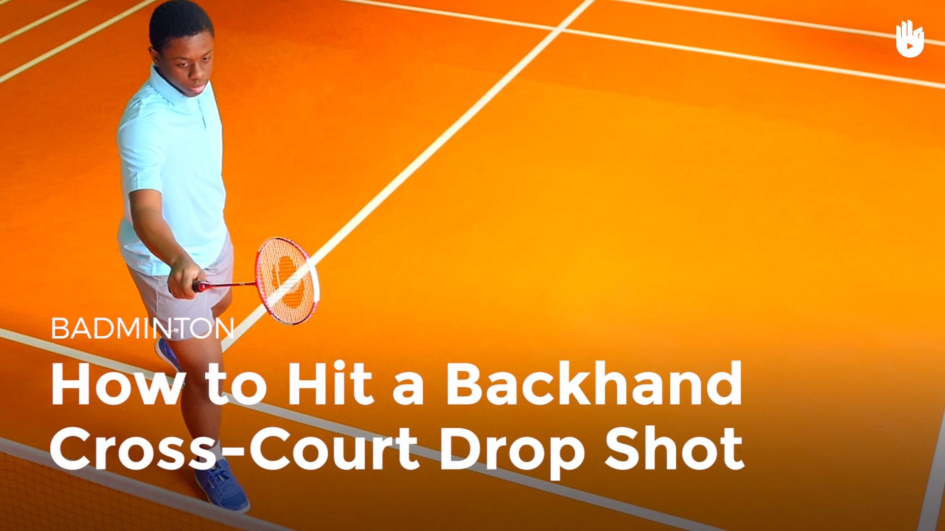 How to Hit a Backhand Cross-Court Drop Shot | Badminton - YouTube