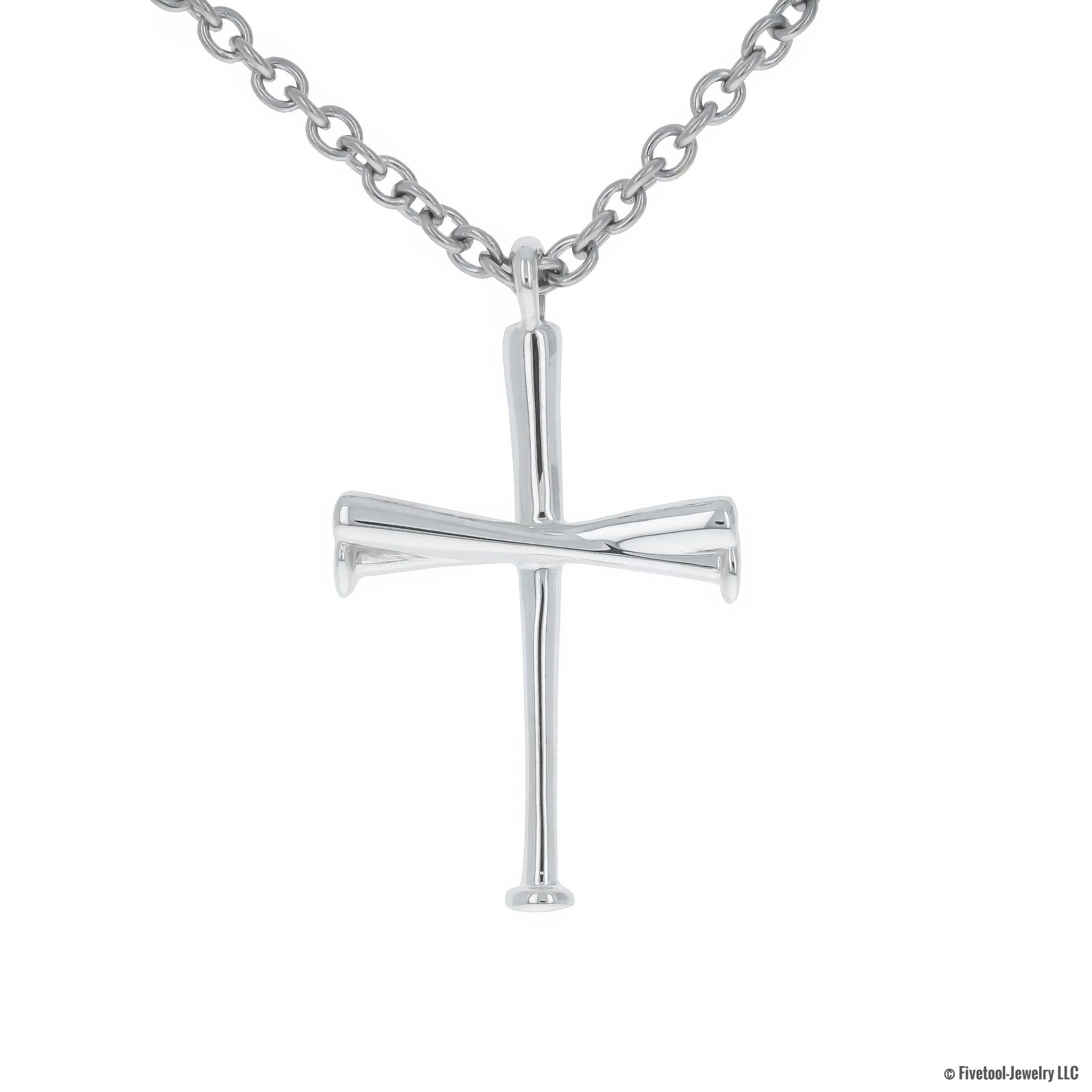 Youth Baseball Cross Pendant – All In Faith