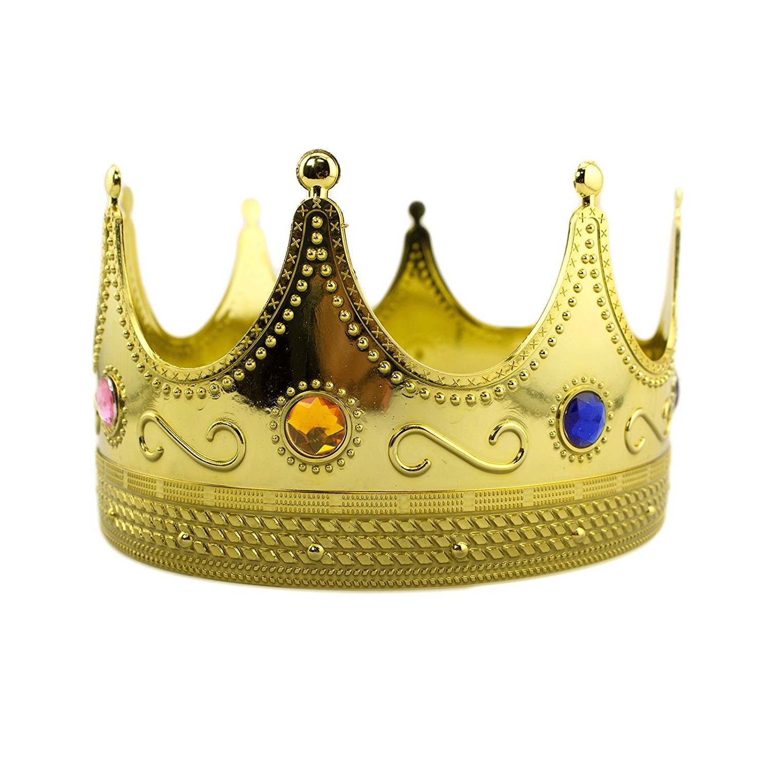 Gold Plastic Royal Crown Princess Holiday Christmas toy gift ...