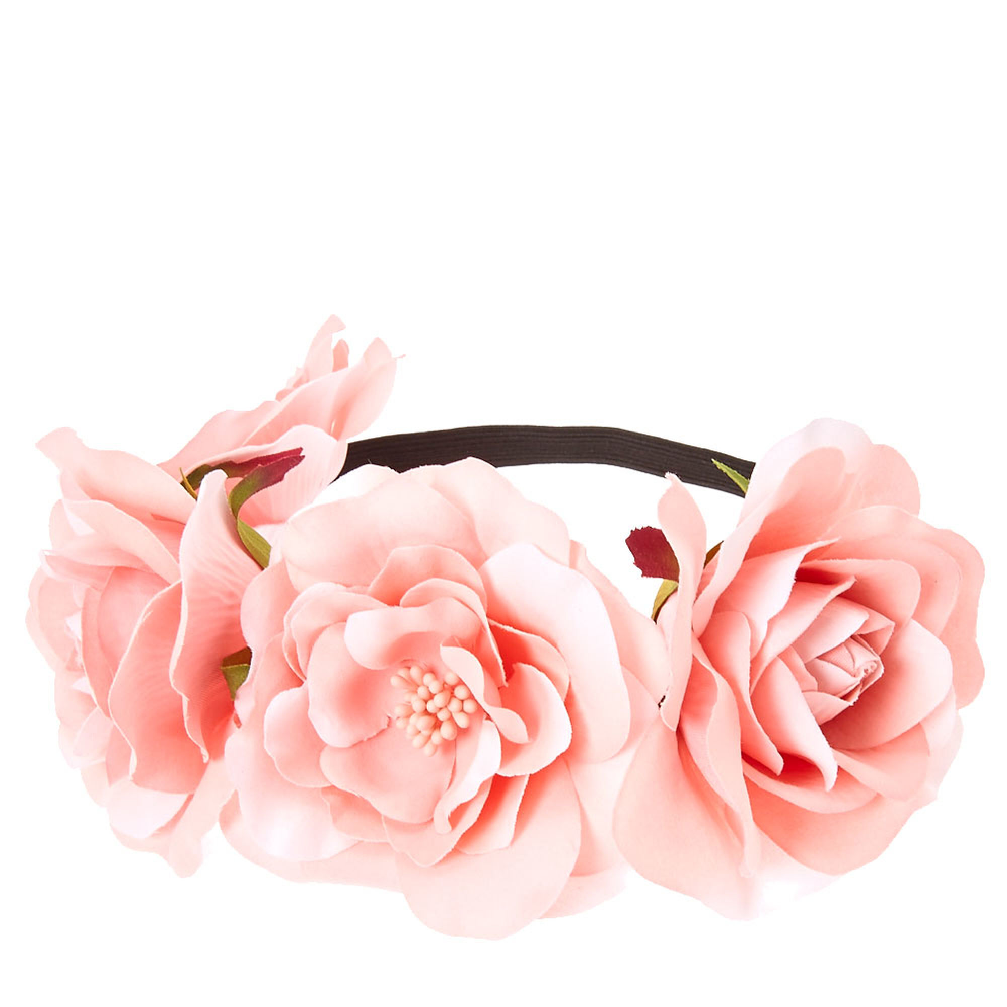Pink Floral Stretch Flower Crown | Icing US