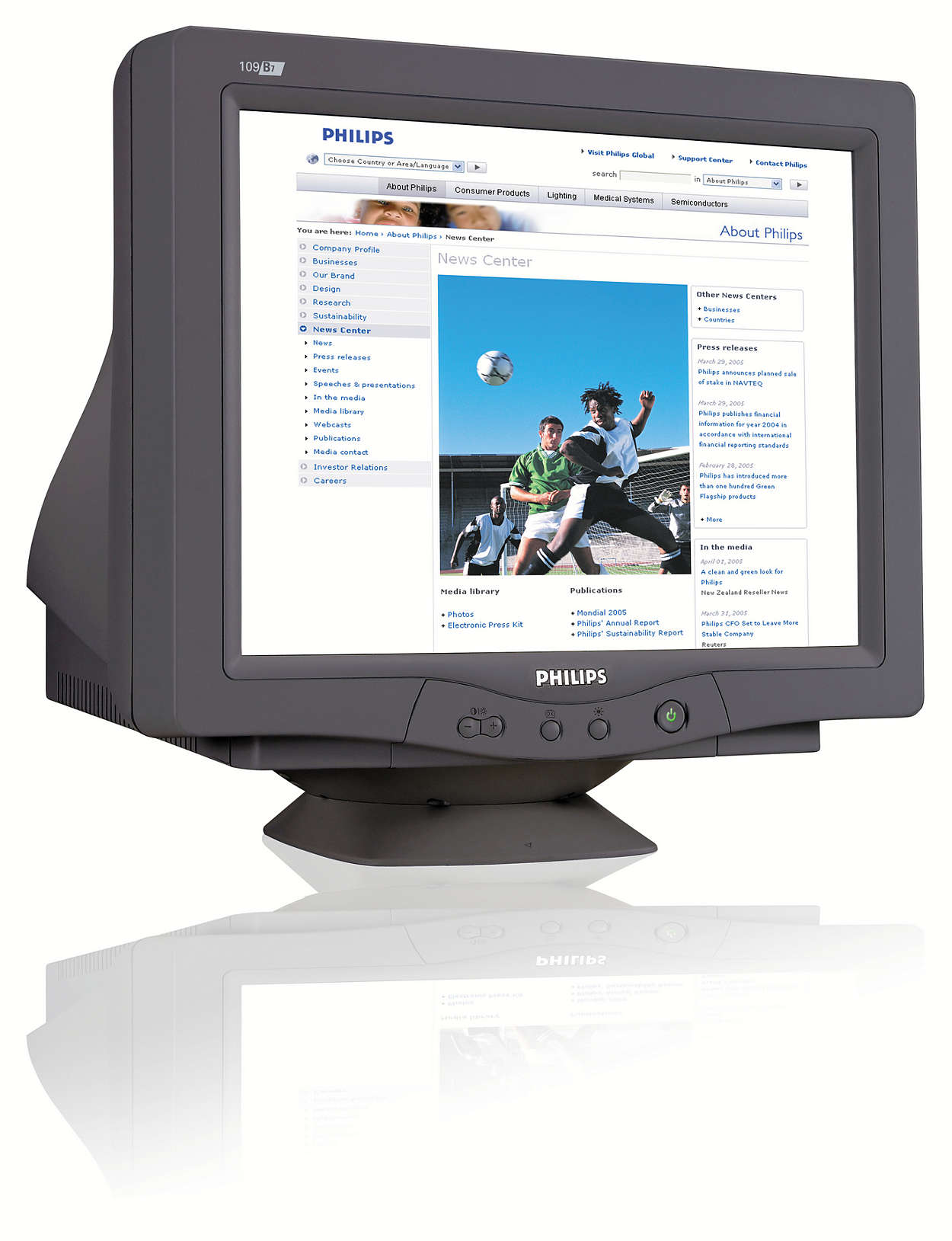 CRT monitor 109B75/27 | Philips