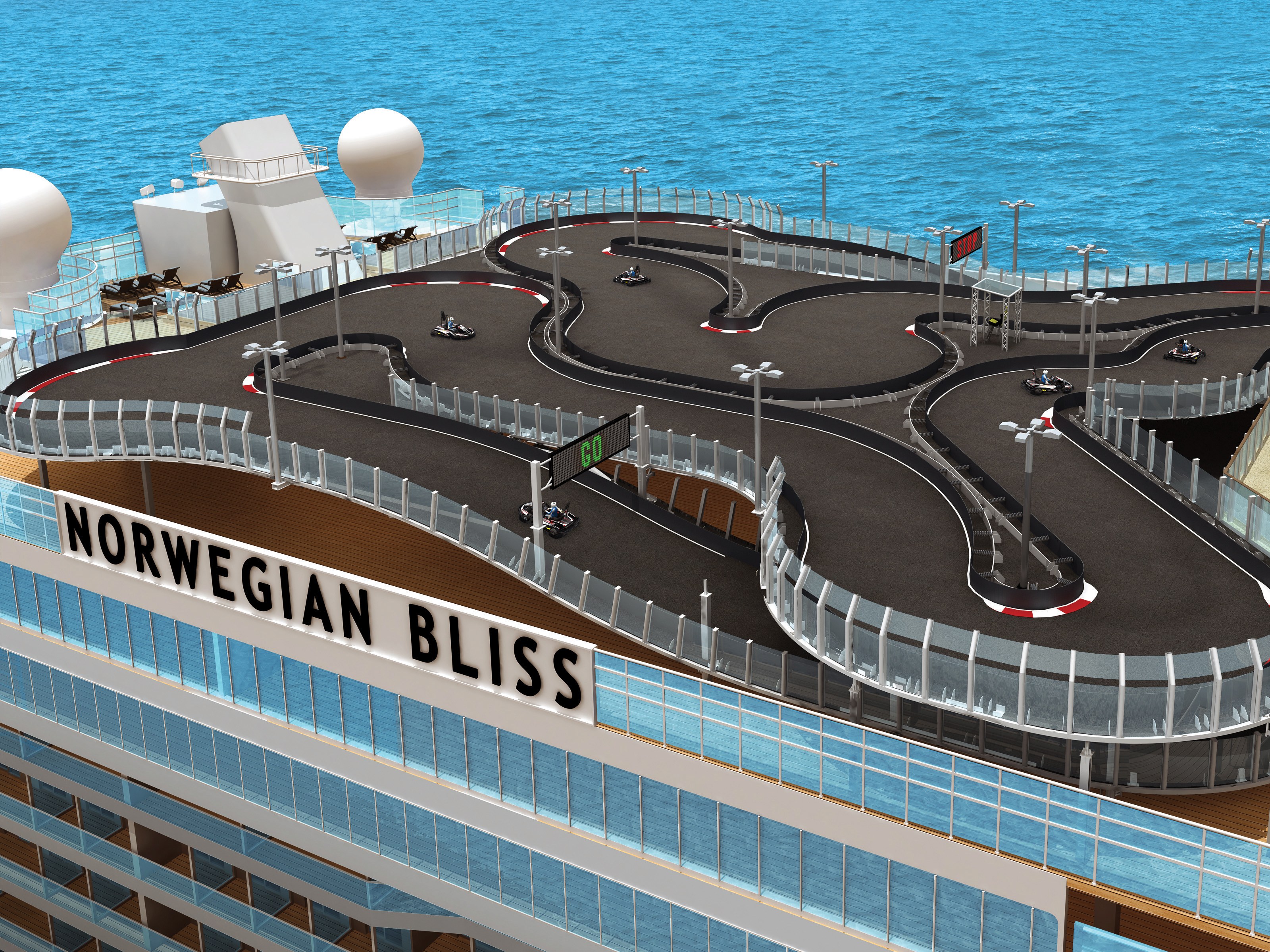 Norwegian's New 'Bliss' Cruise Ship Will Have Biggest Race Track at ...