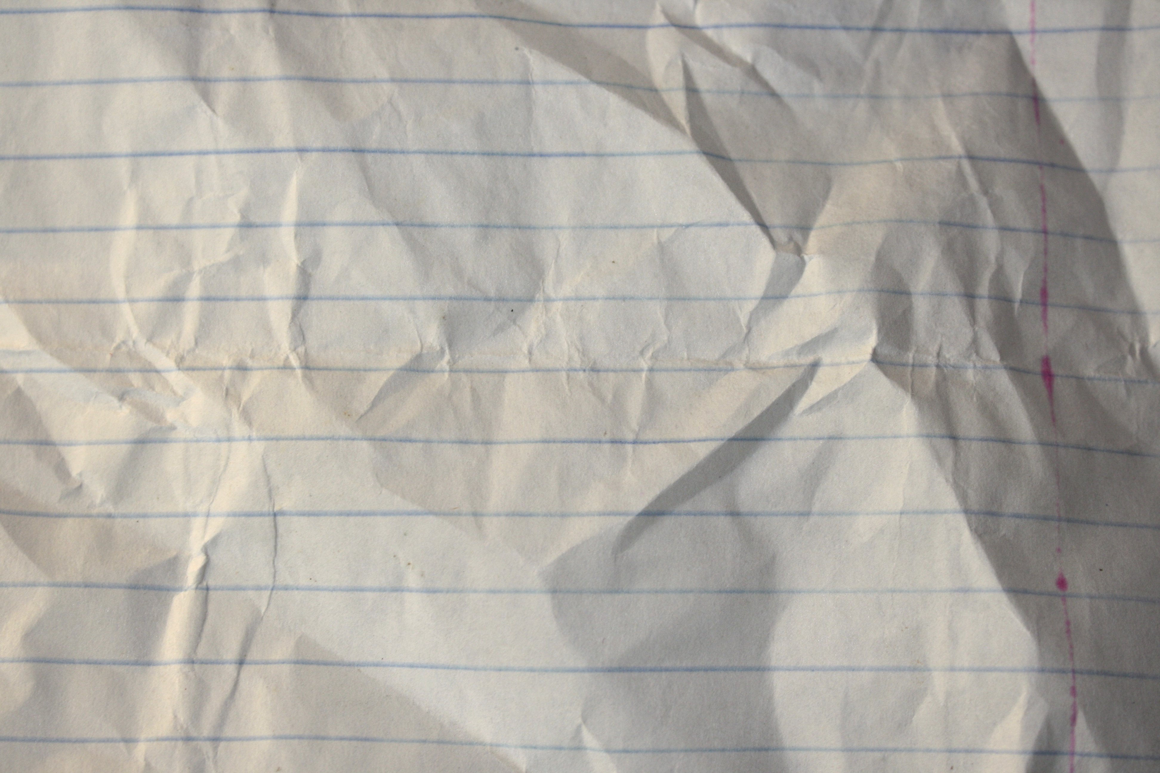 Crumpled Notebook Paper Texture Picture | Free Photograph | Photos ...