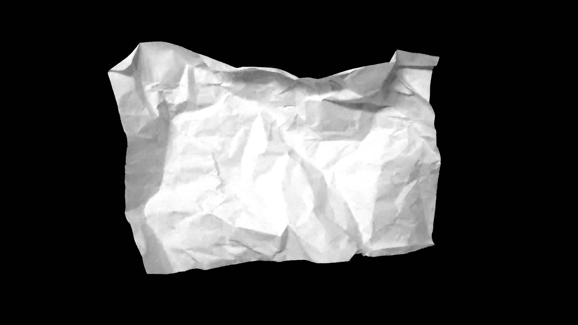 Crumpled Paper HD - YouTube