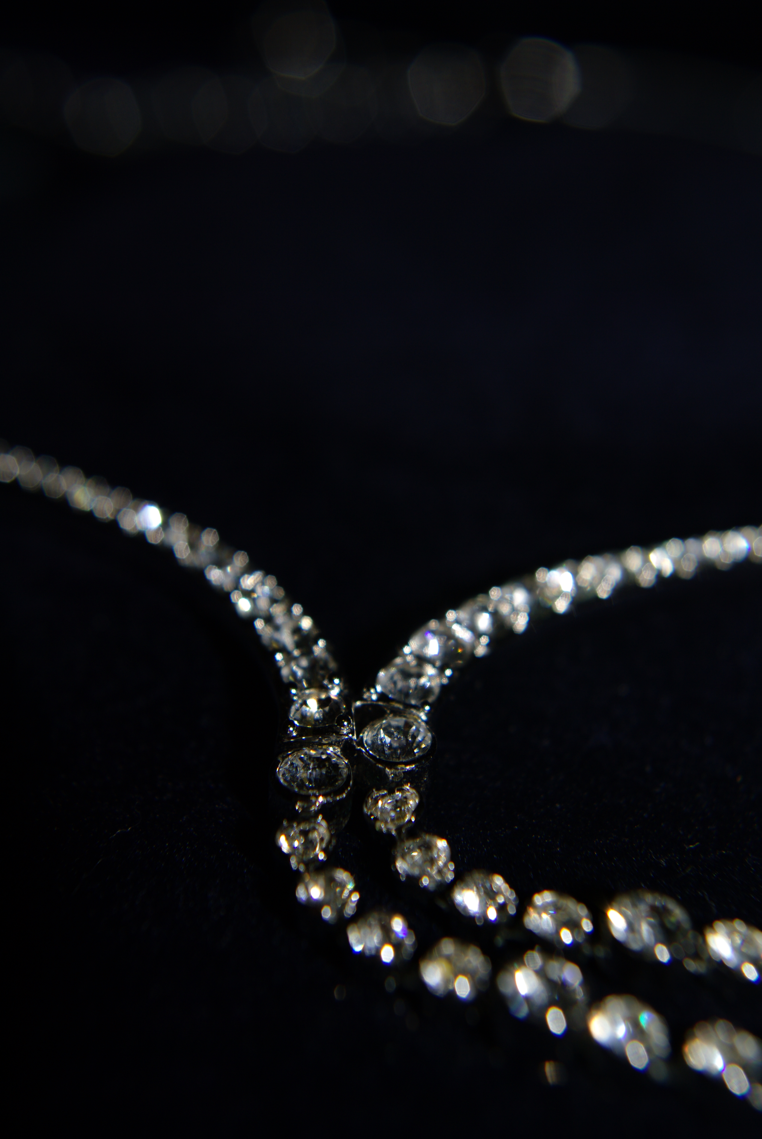 Crystal necklace photo
