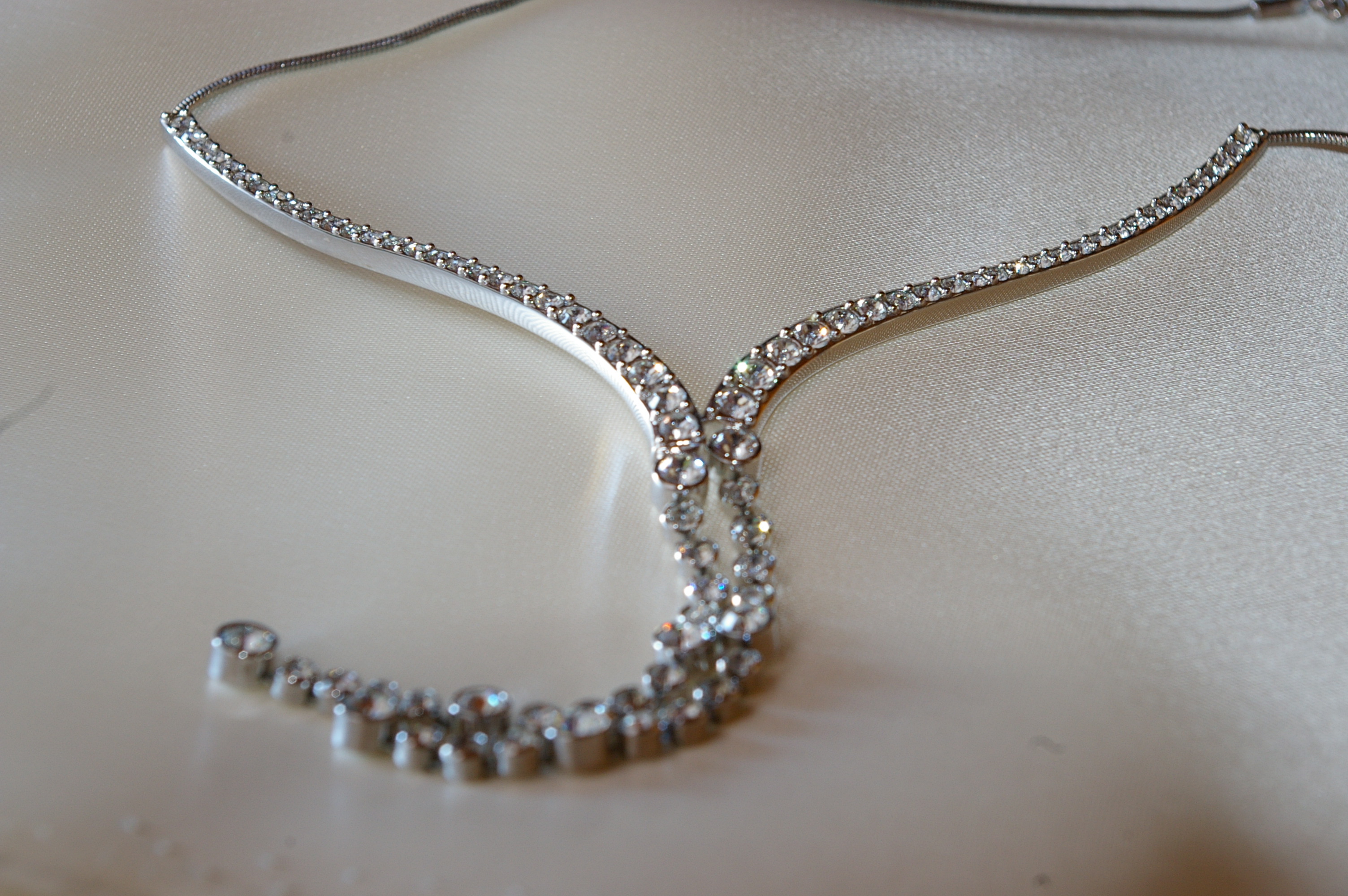 Crystal necklace photo