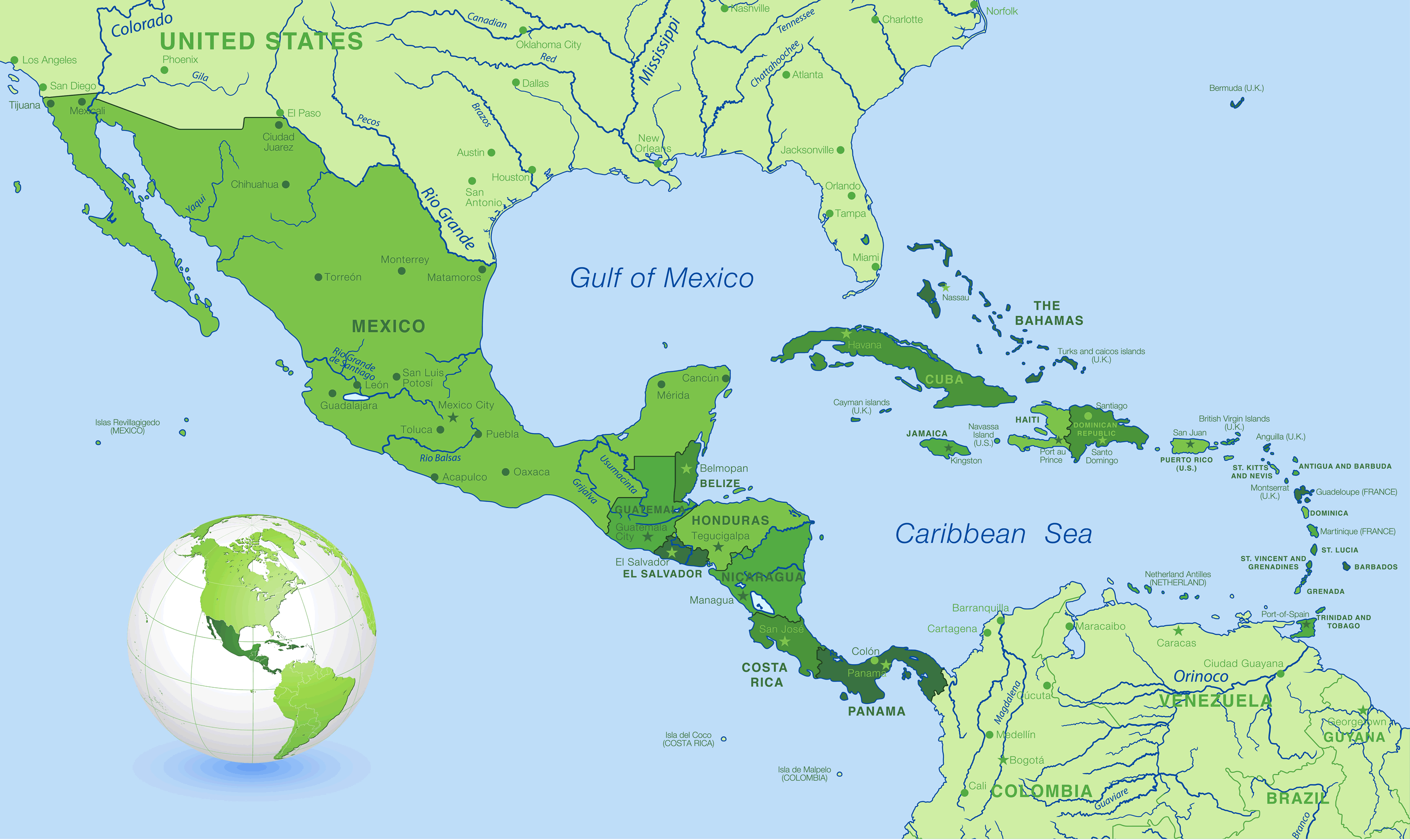 Map Of Cuba Guide The World Prepossessing Where Is On Best Zarzosa ...