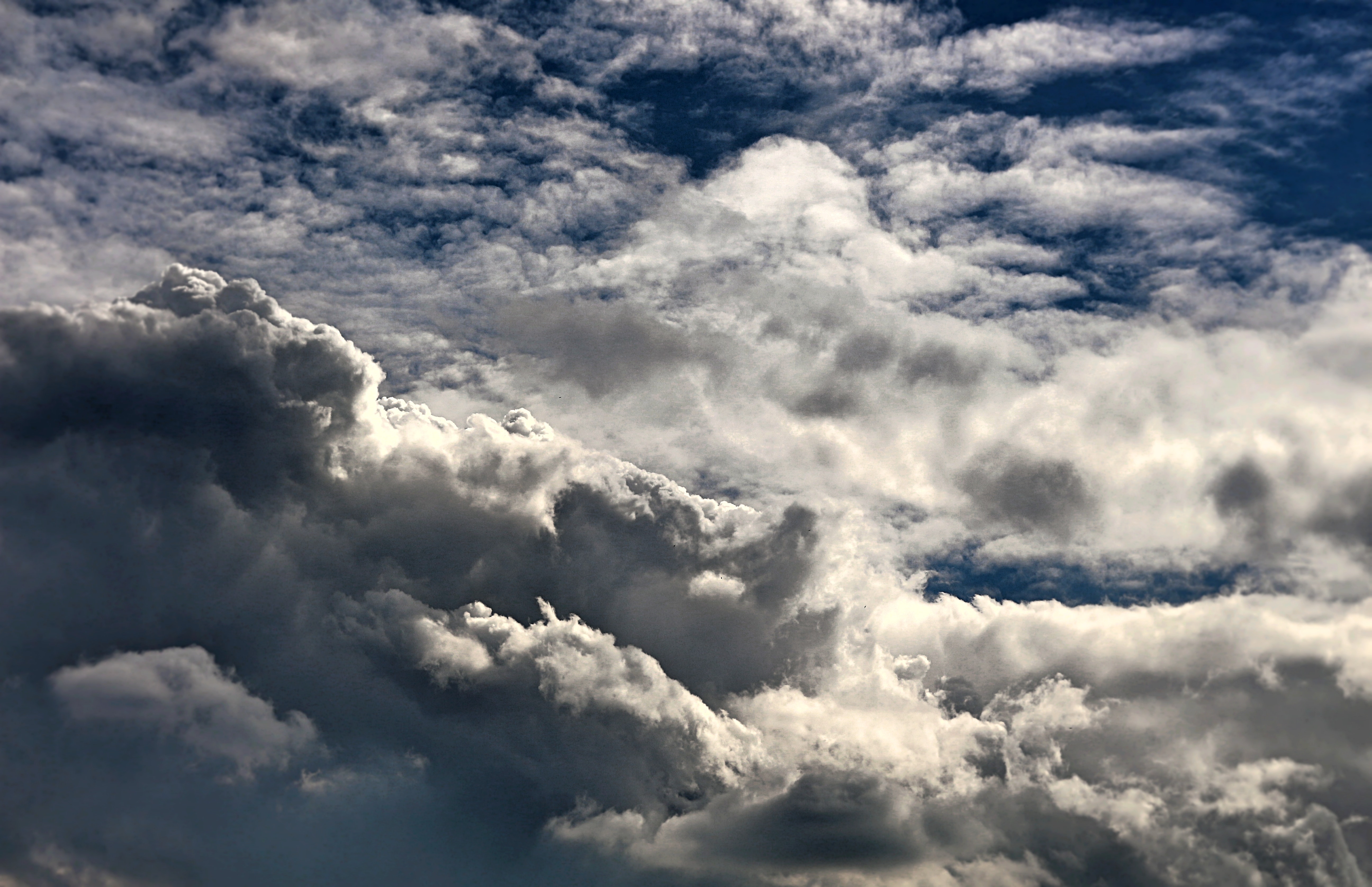 Cumulus clouds photo