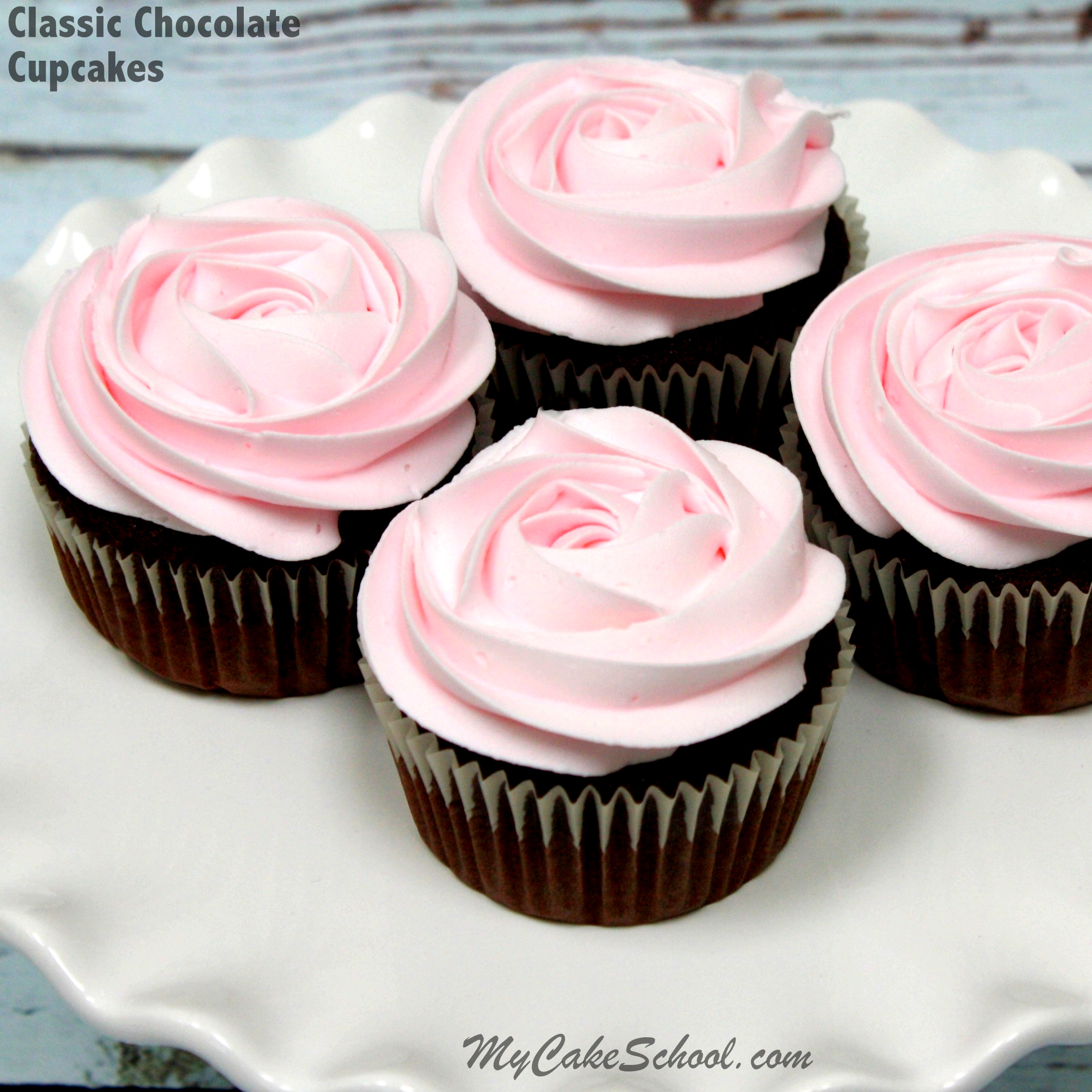 Classic Chocolate Cupcakes from Scratch | My Cake School