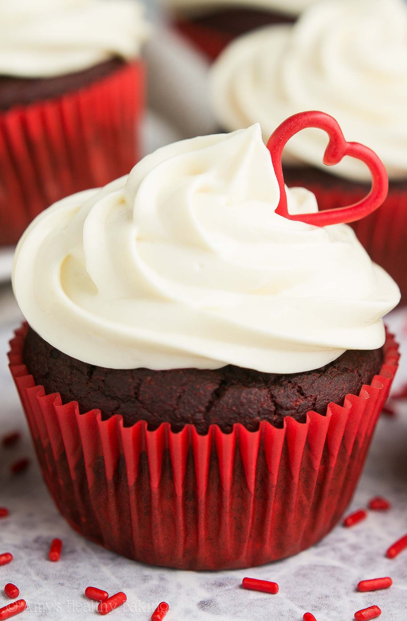 The Ultimate Healthy Red Velvet Cupcakes | Amy's Healthy Baking
