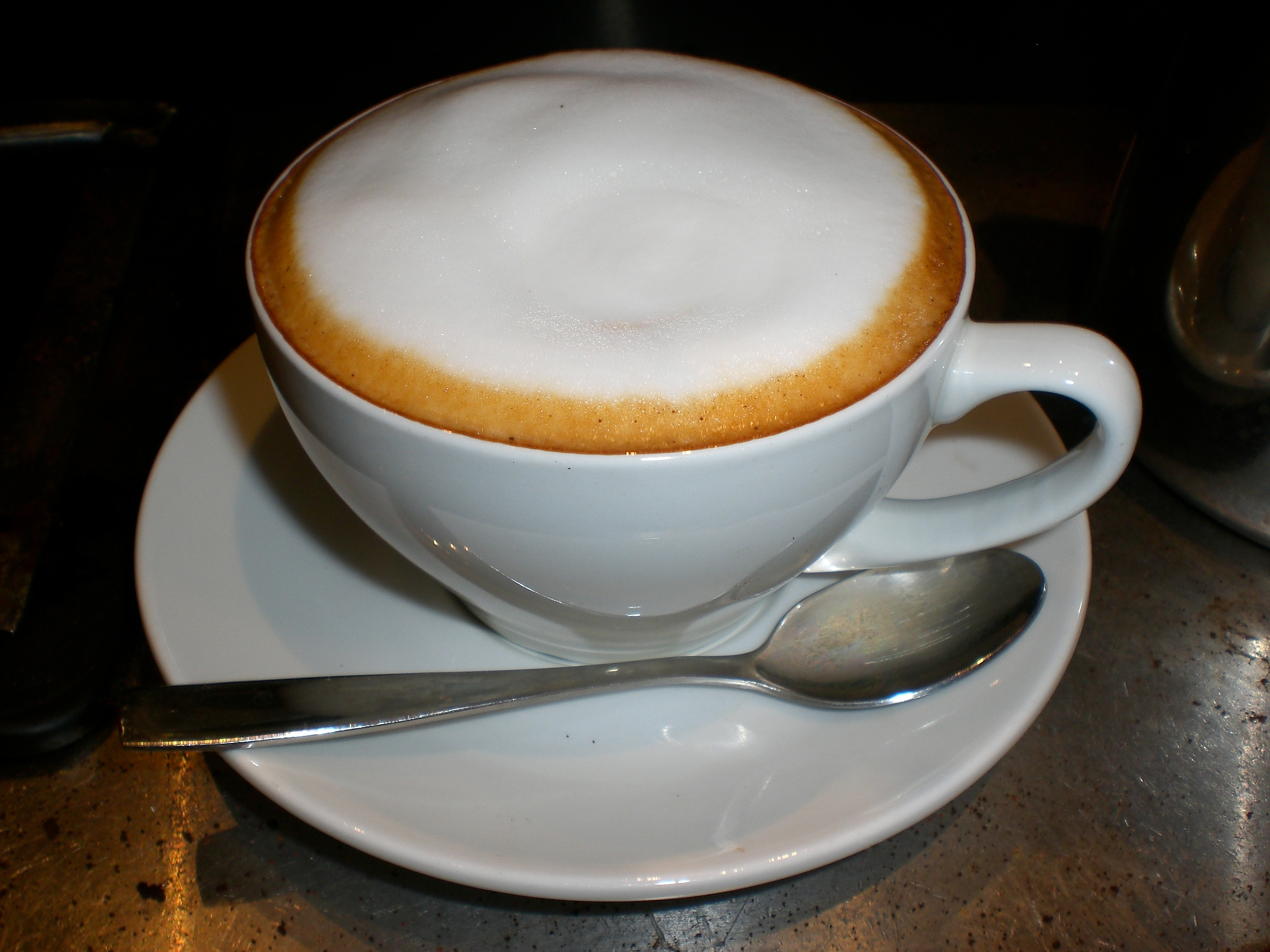 Cup of cappuccino photo