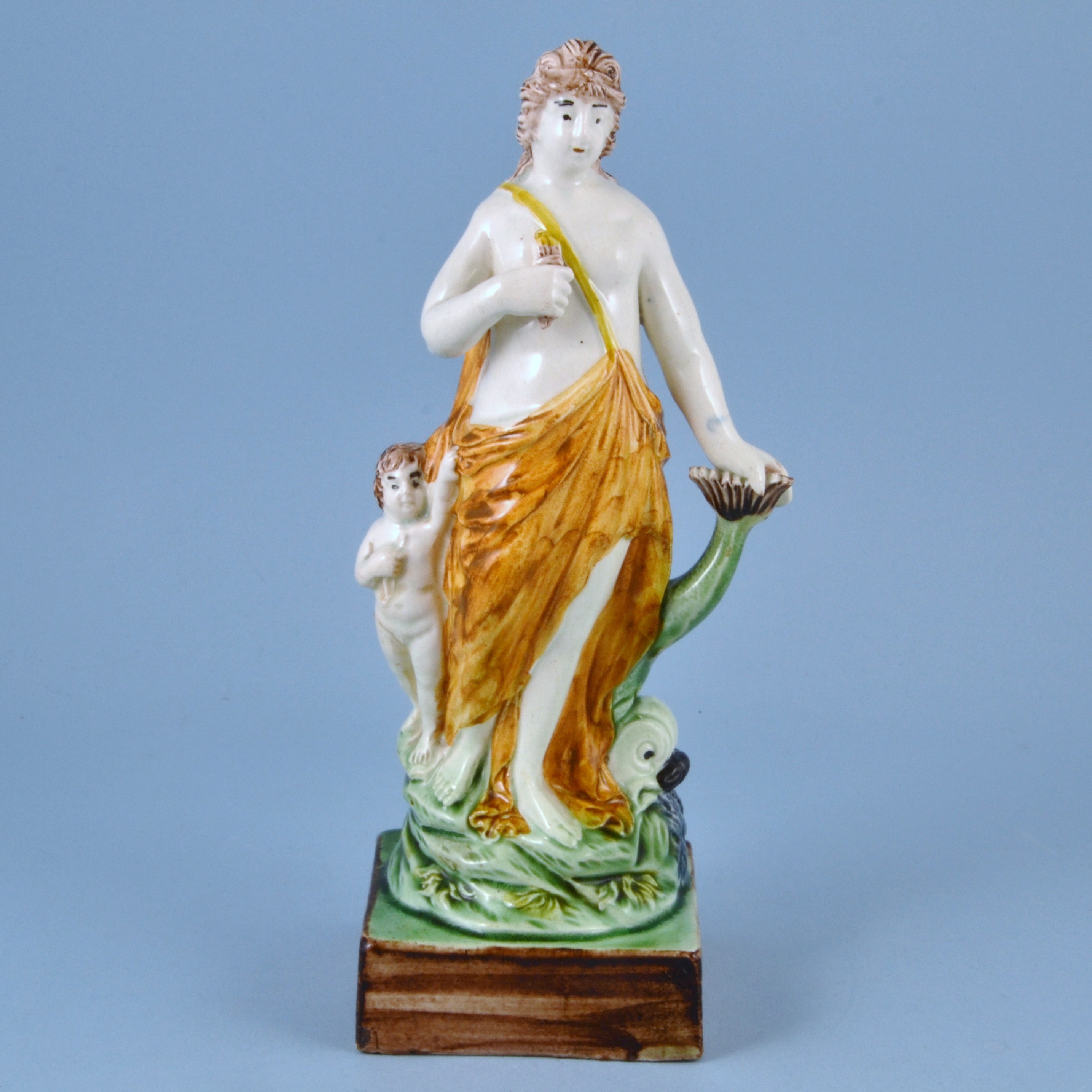 Pratt Ware Figure of Venus & Cupid - The Cotswold Art & Antique ...