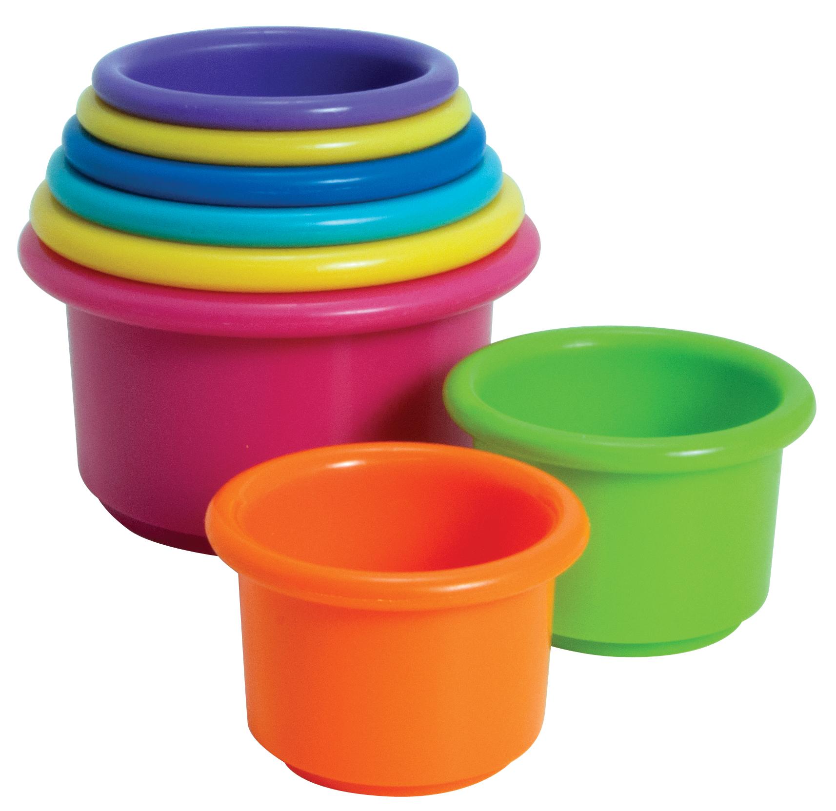 Amazon.com : The First Years Stack Up Cups : Baby Drinkware : Baby