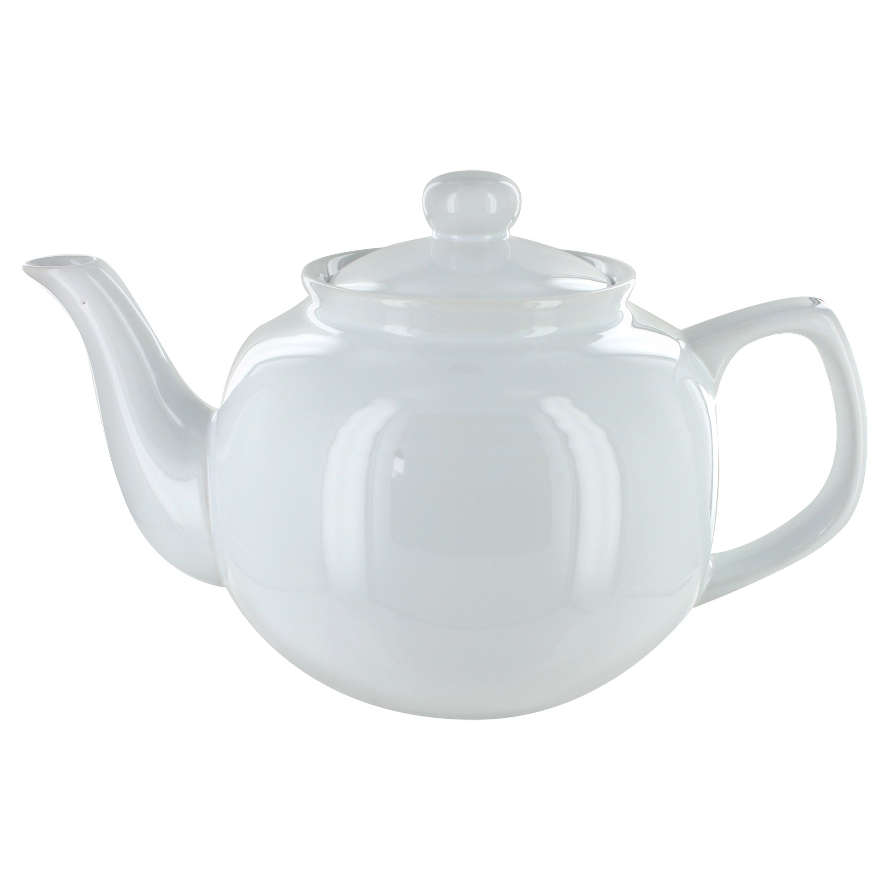 English Tea Store Brand 6 Cup Teapot - White Gloss Finish