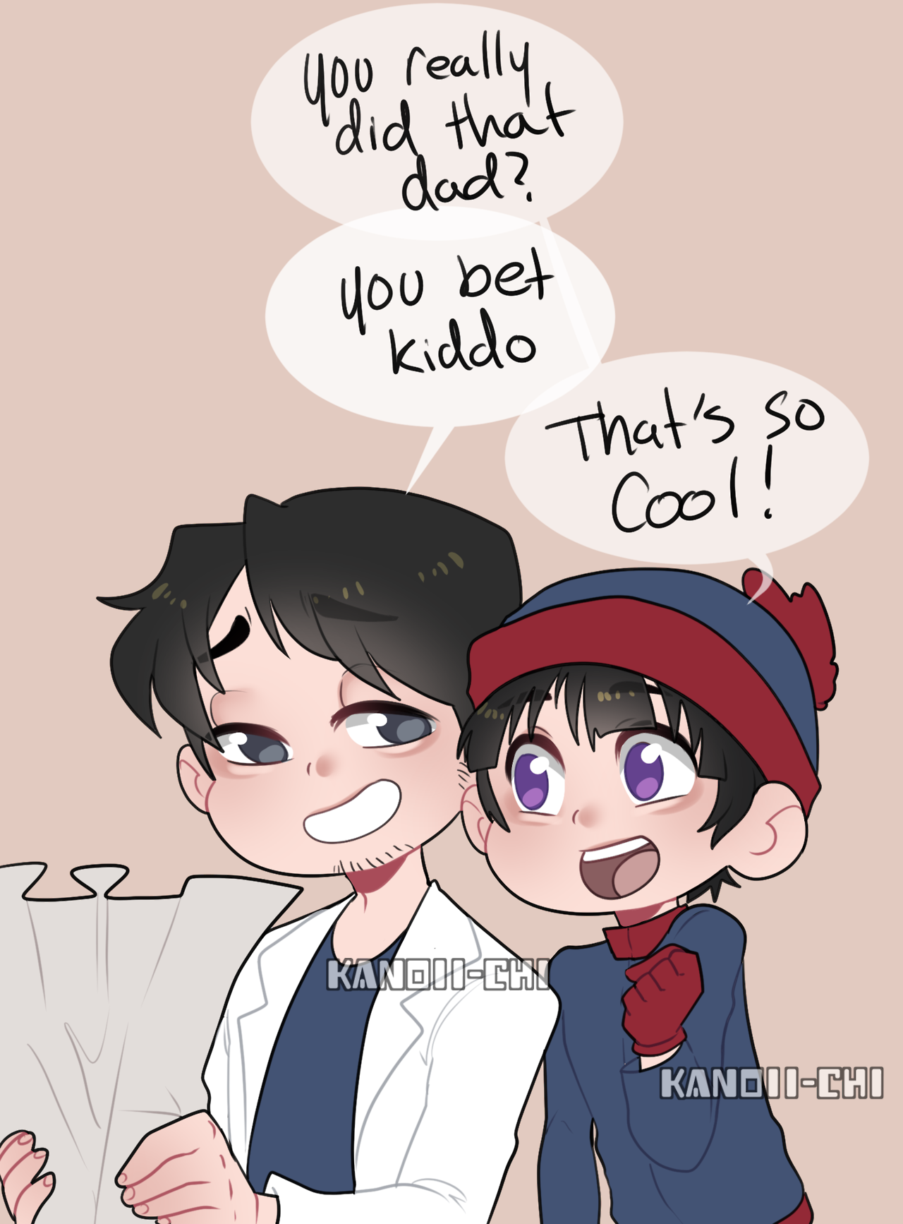 South Park Hell — Micheal curious about his dad's adventures <33