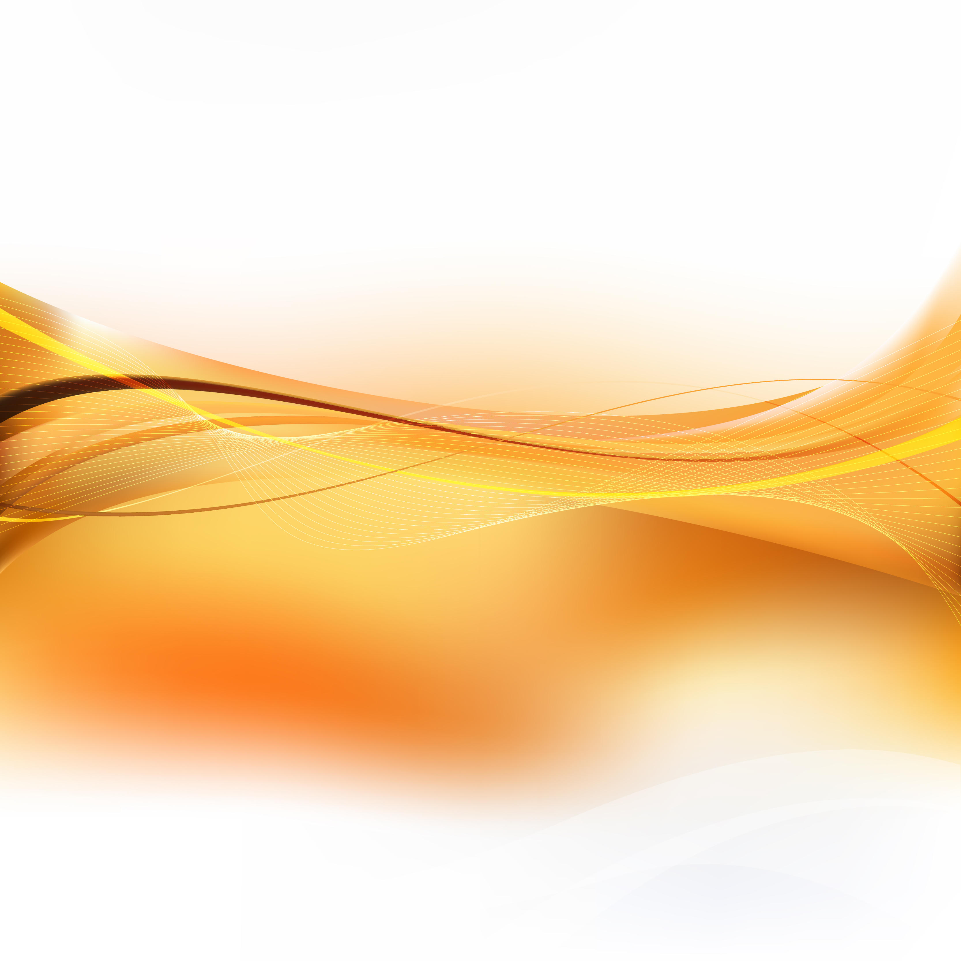 Abstract White Orange Curved Lines Background | 123Freevectors