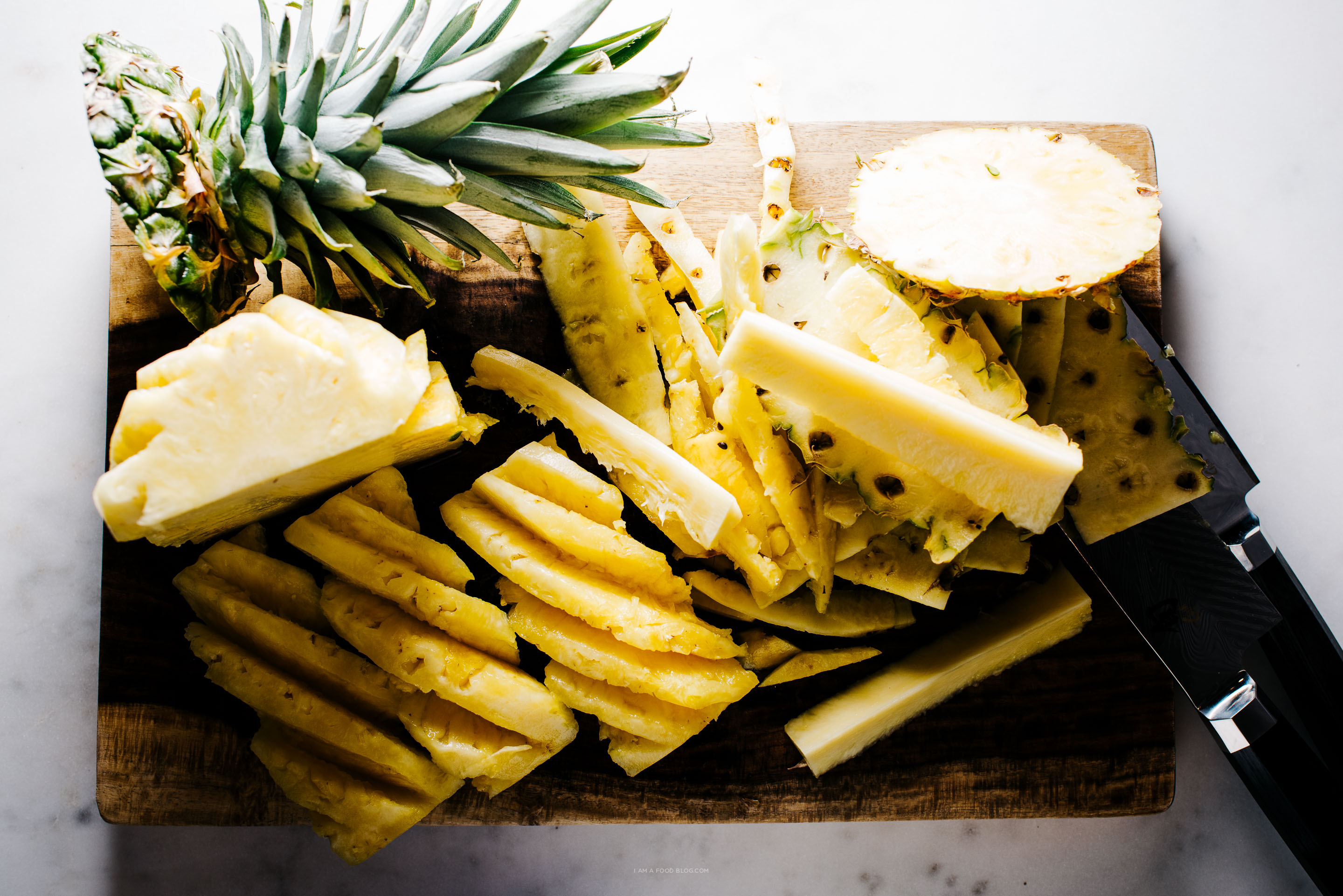 How to Cut a Pineapple · i am a food blog i am a food blog