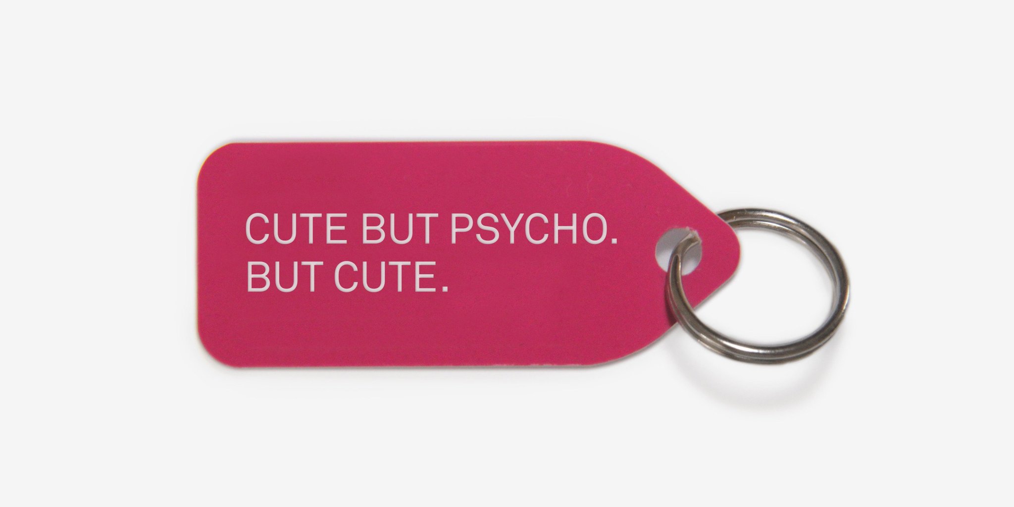 Cute but psycho | dog tag | collar charm | Growlees